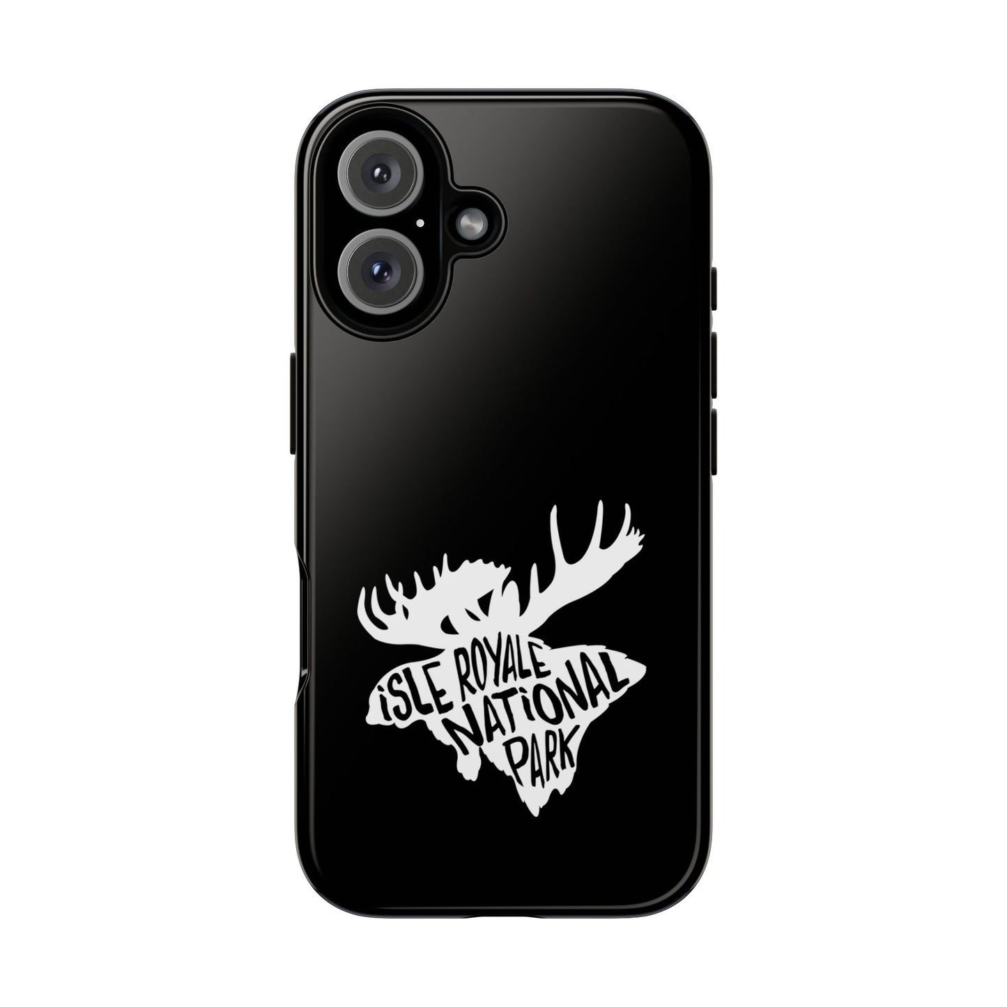 Isle Royale National Park Phone Case - Moose Design
