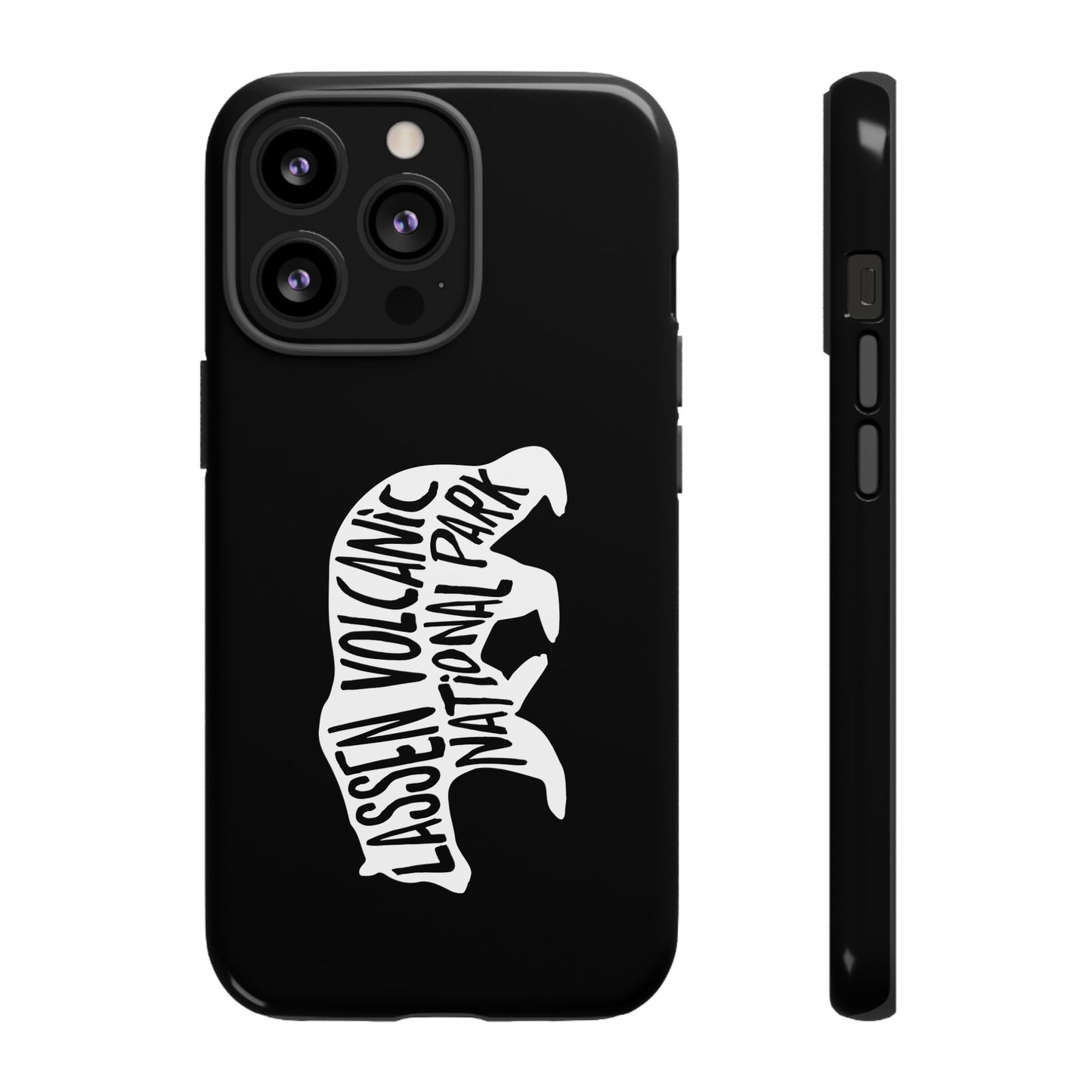 Lassen Volcanic National Park Phone Case - Black Bear Design