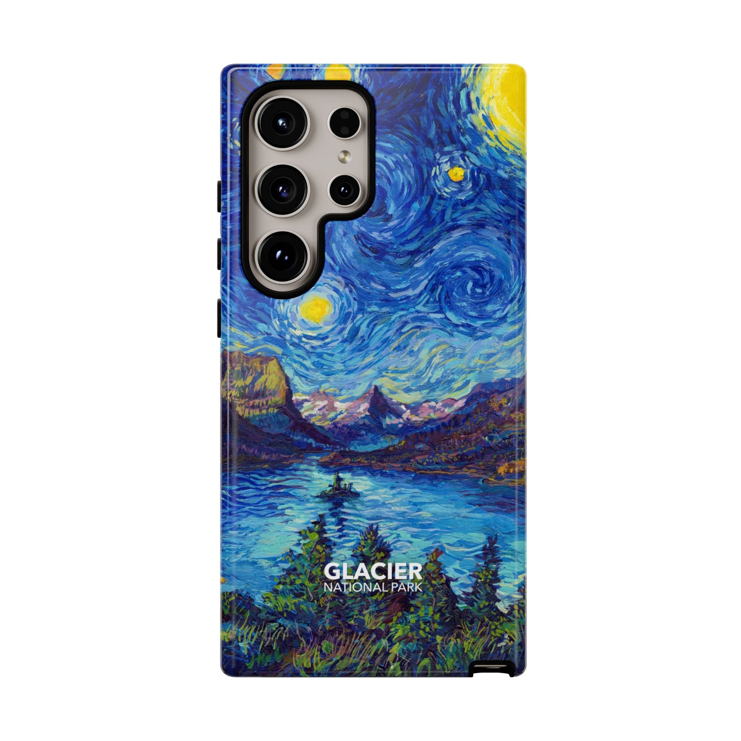Glacier National Park Phone Case - Starry Night