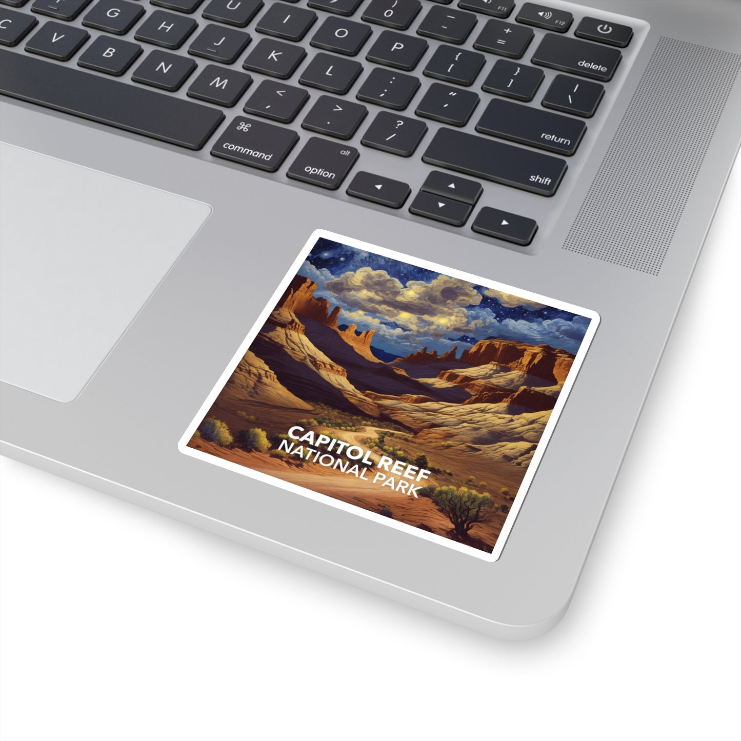 Capitol Reef National Park Sticker - The Starry Night
