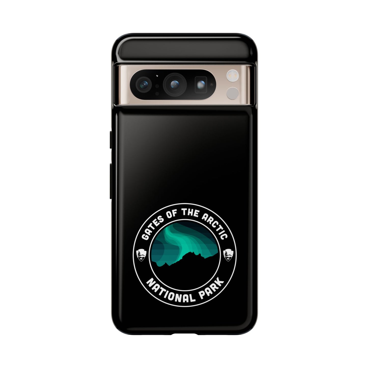 Gates of the Arctic National Park Phone Case - Round Emblem Design