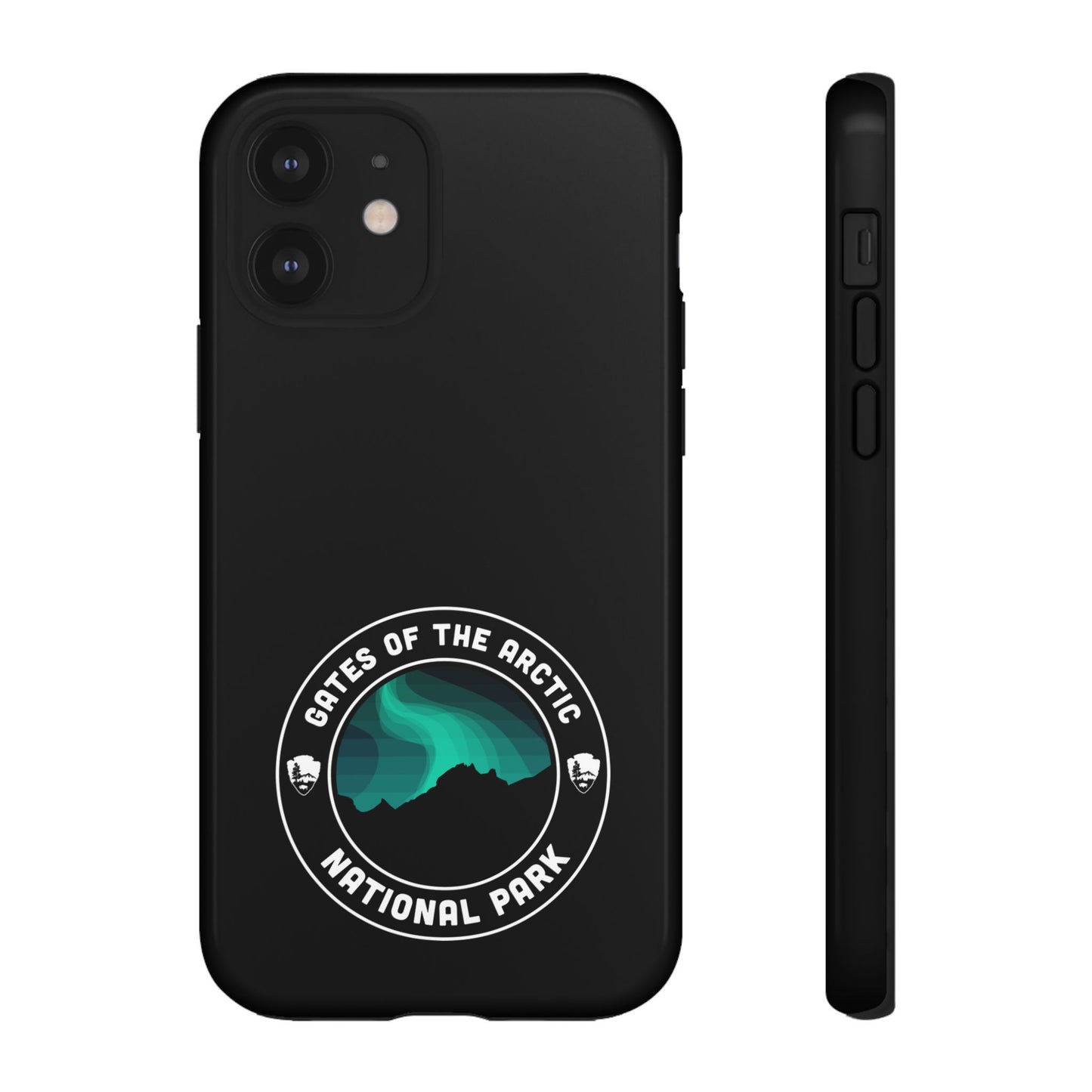 Gates of the Arctic National Park Phone Case - Round Emblem Design