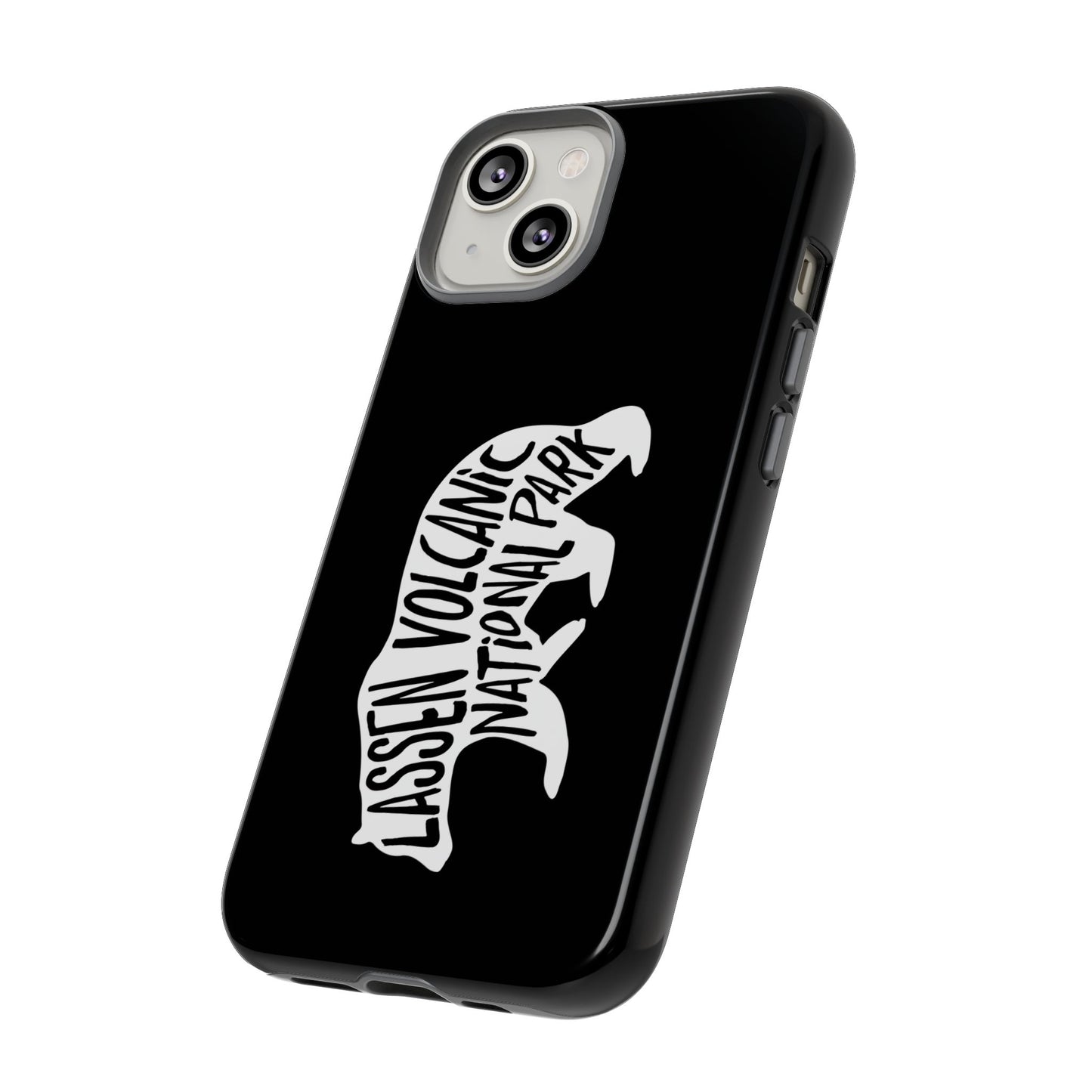 Lassen Volcanic National Park Phone Case - Black Bear Design