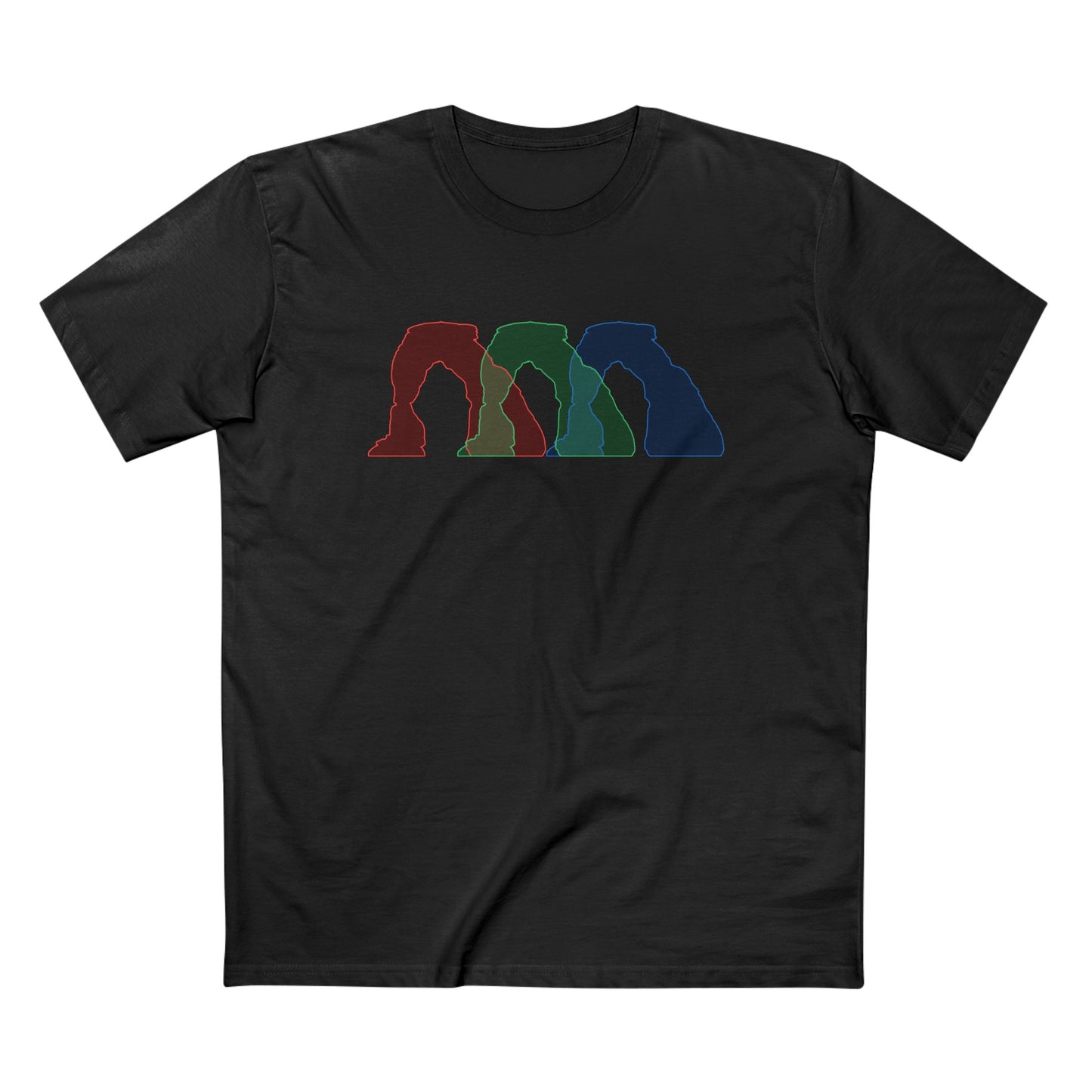 Arches National Park T-Shirt - Histogram Design Delicate Arch