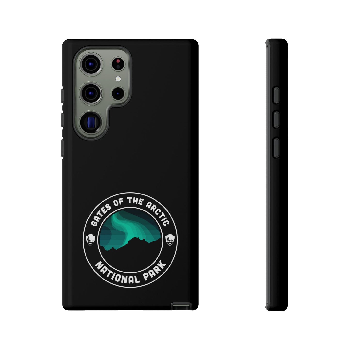 Gates of the Arctic National Park Phone Case - Round Emblem Design