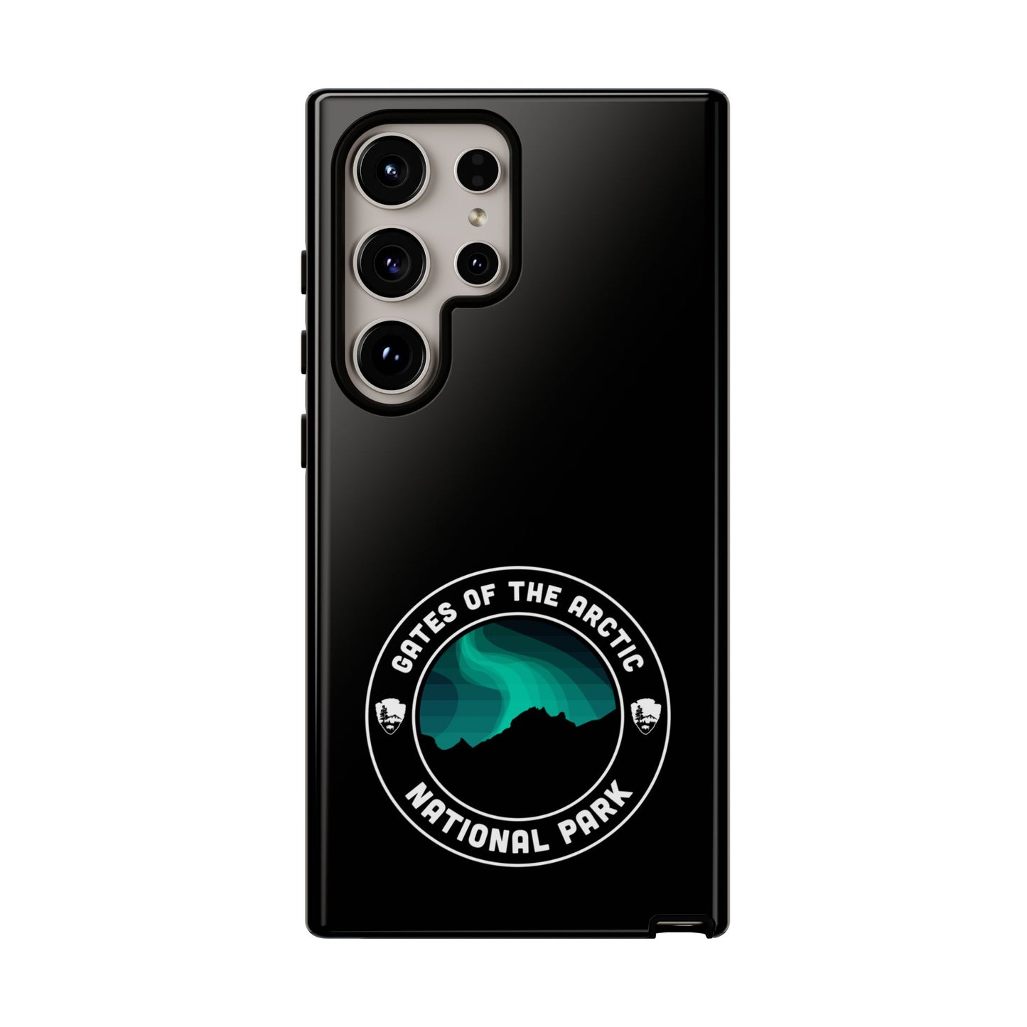 Gates of the Arctic National Park Phone Case - Round Emblem Design