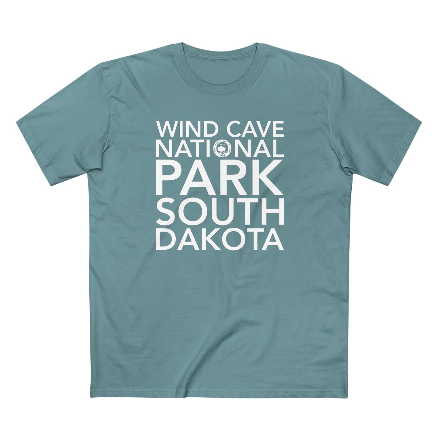 Wind Cave National Park T-Shirt Block Text