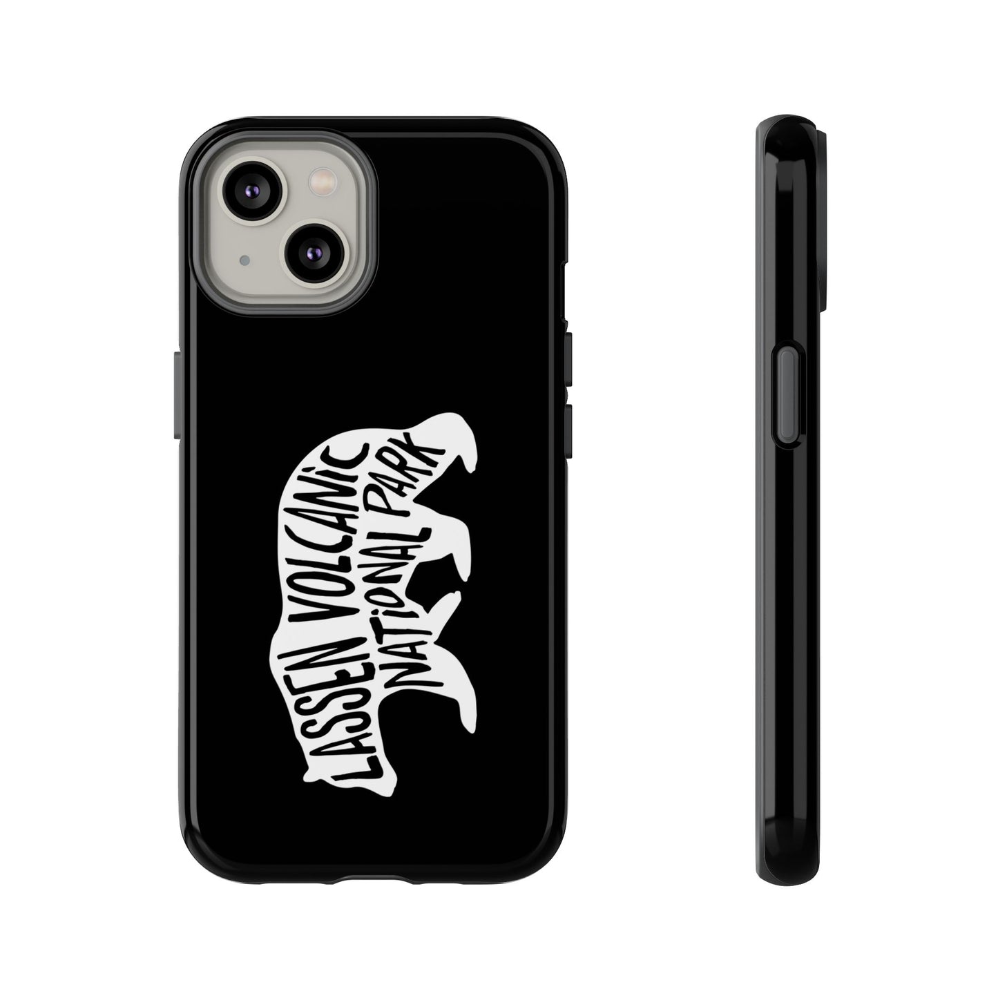 Lassen Volcanic National Park Phone Case - Black Bear Design
