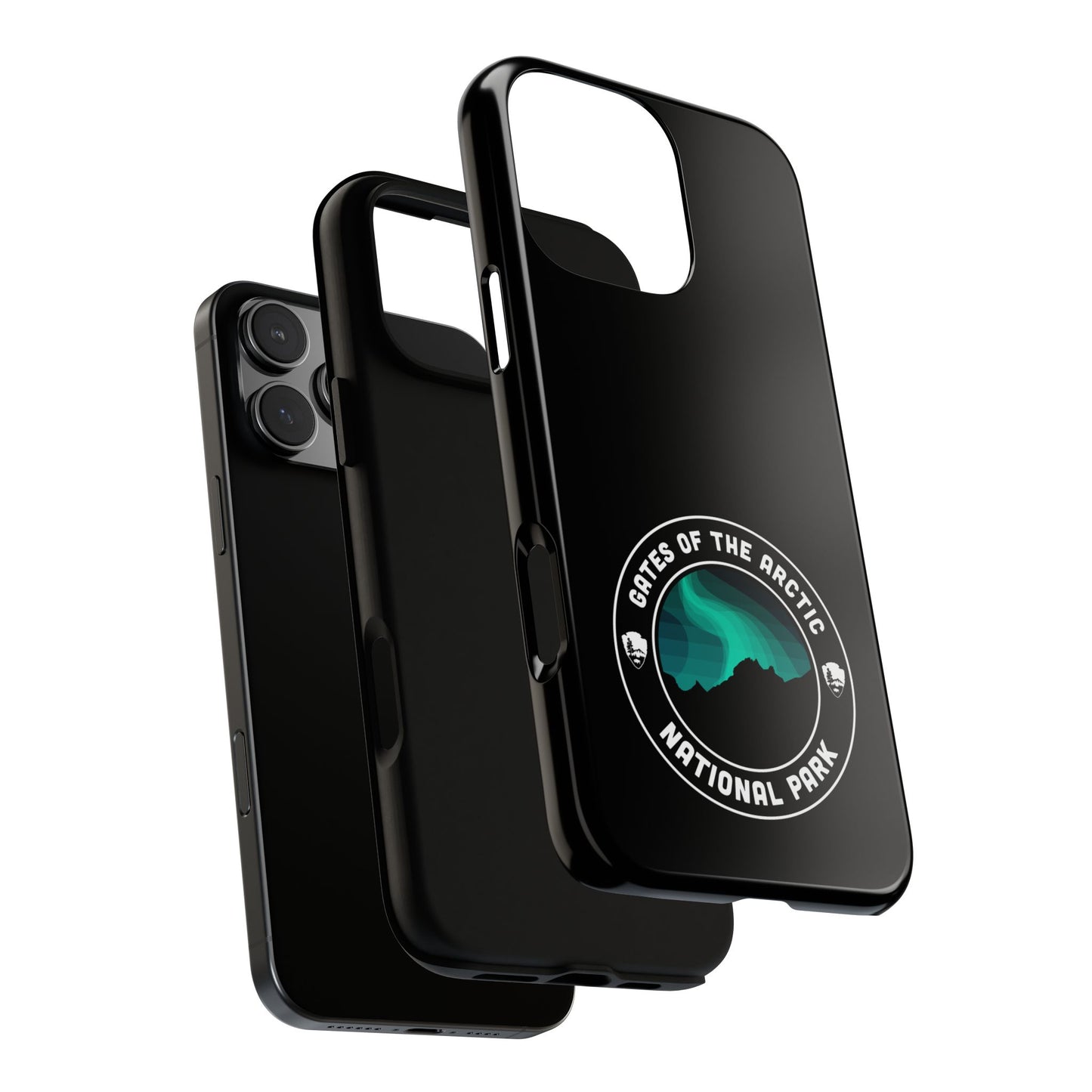 Gates of the Arctic National Park Phone Case - Round Emblem Design
