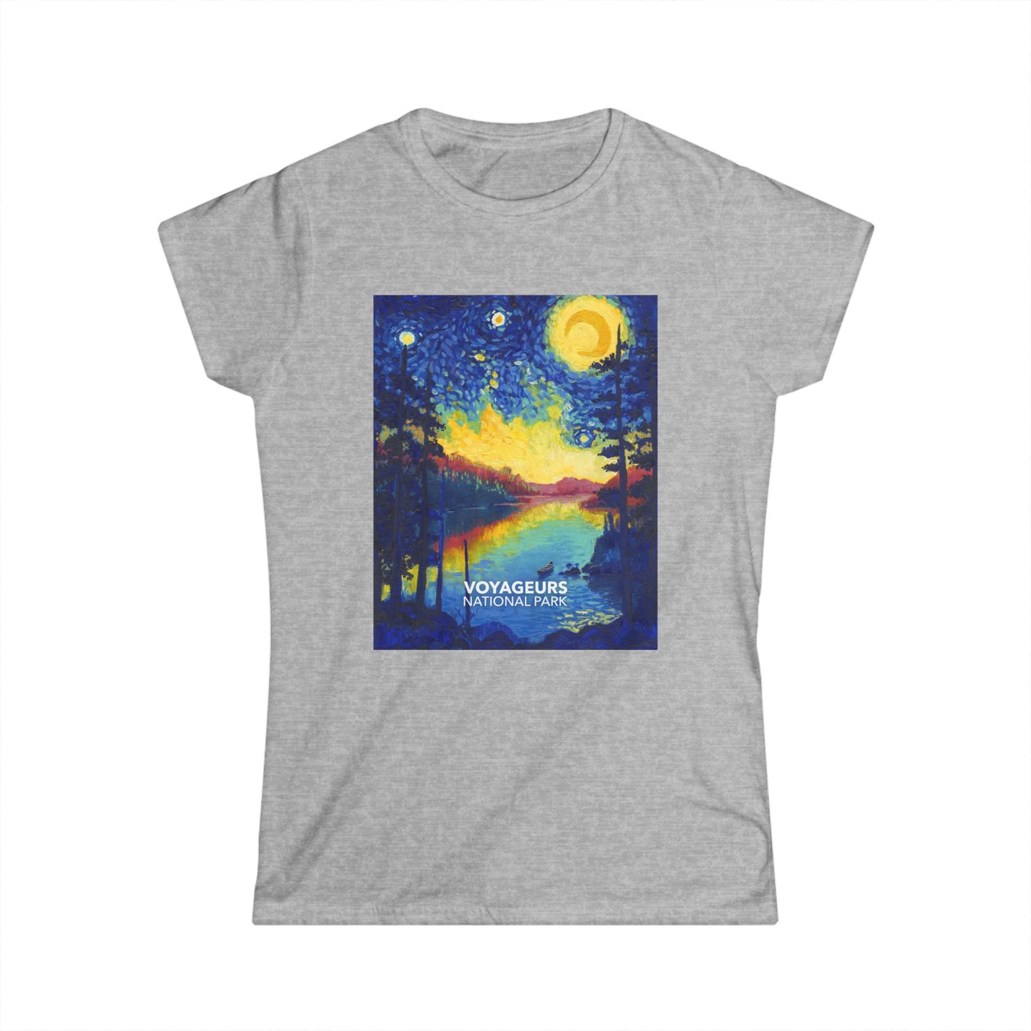 Voyageurs National Park T-Shirt - Women's Starry Night