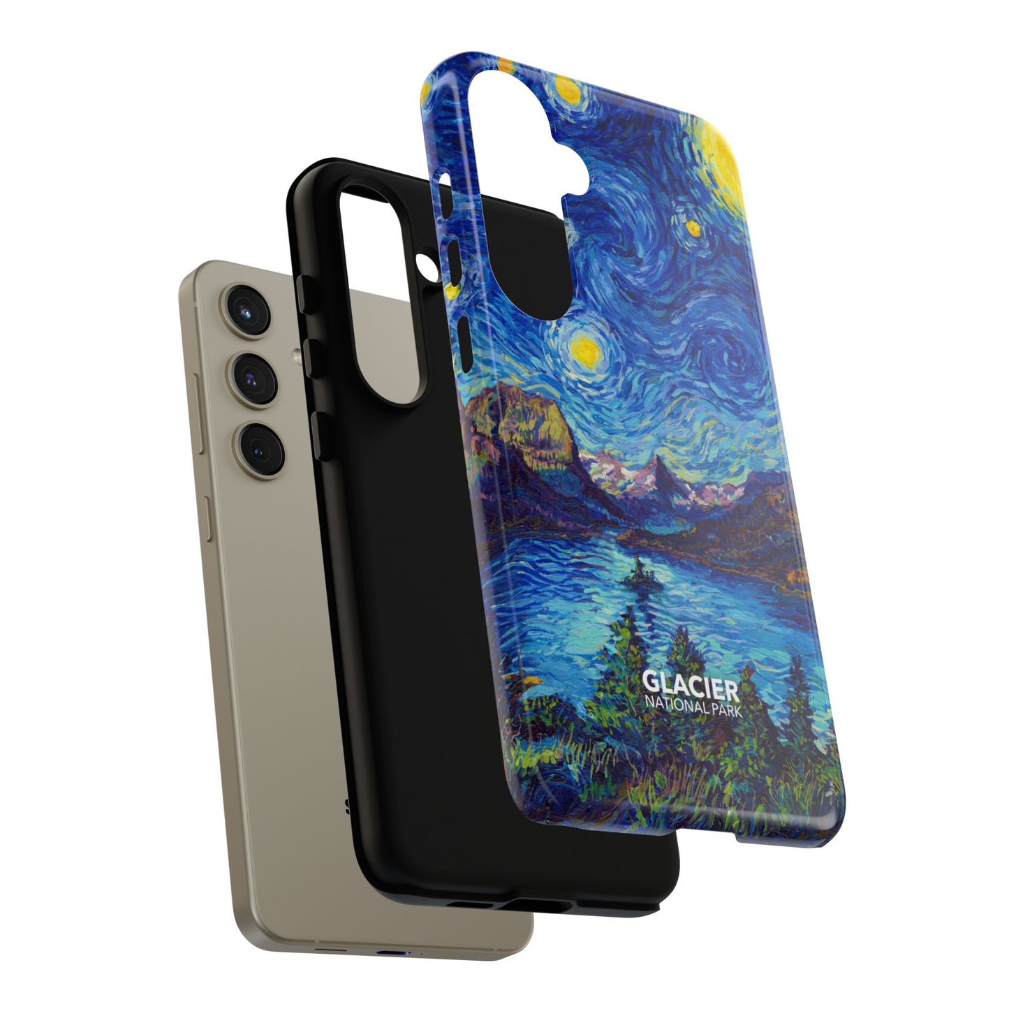 Glacier National Park Phone Case - Starry Night