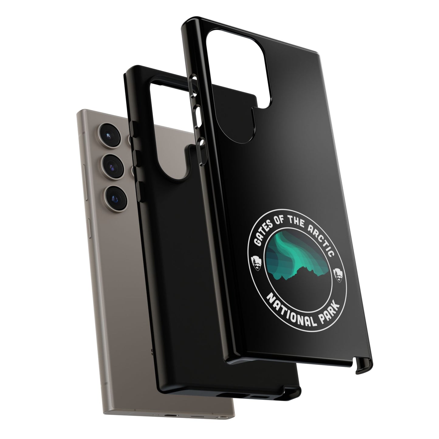 Gates of the Arctic National Park Phone Case - Round Emblem Design