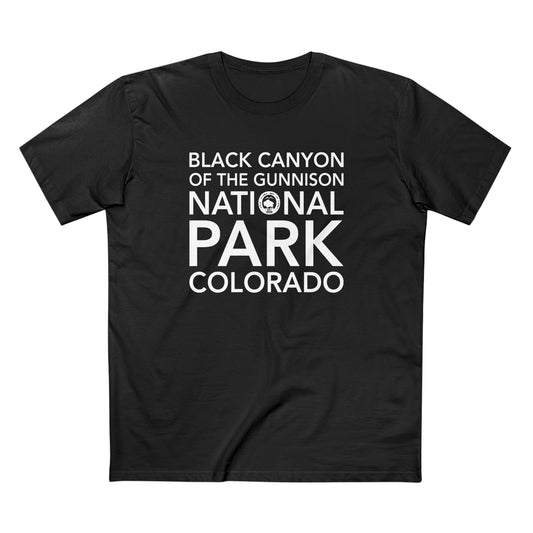 Black Canyon of the Gunnison National Park T-Shirt Block Text