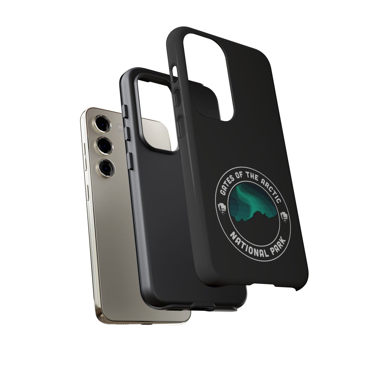 Gates of the Arctic National Park Phone Case - Round Emblem Design