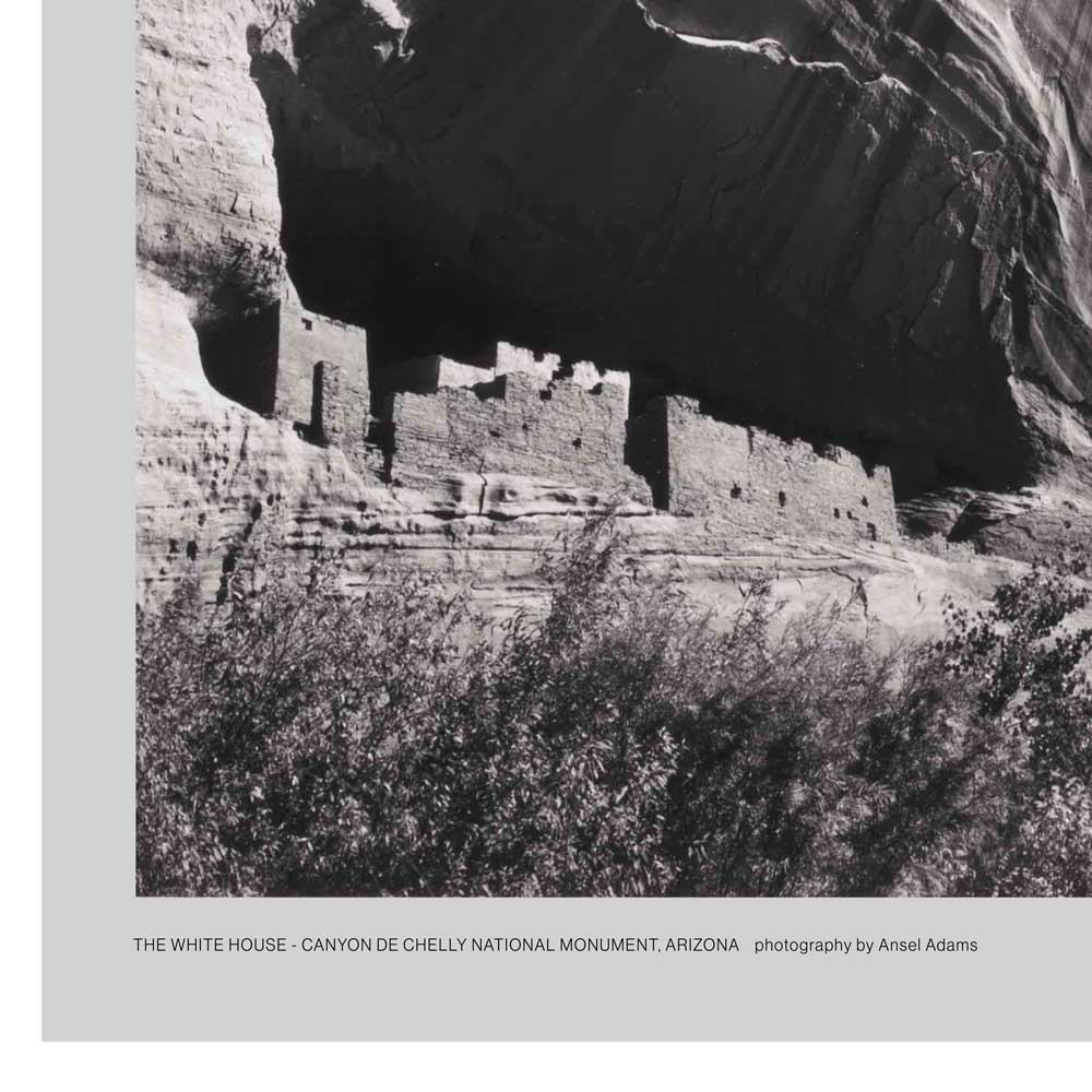 Canyon De Chelly National Monument Poster - Ansel Adams
