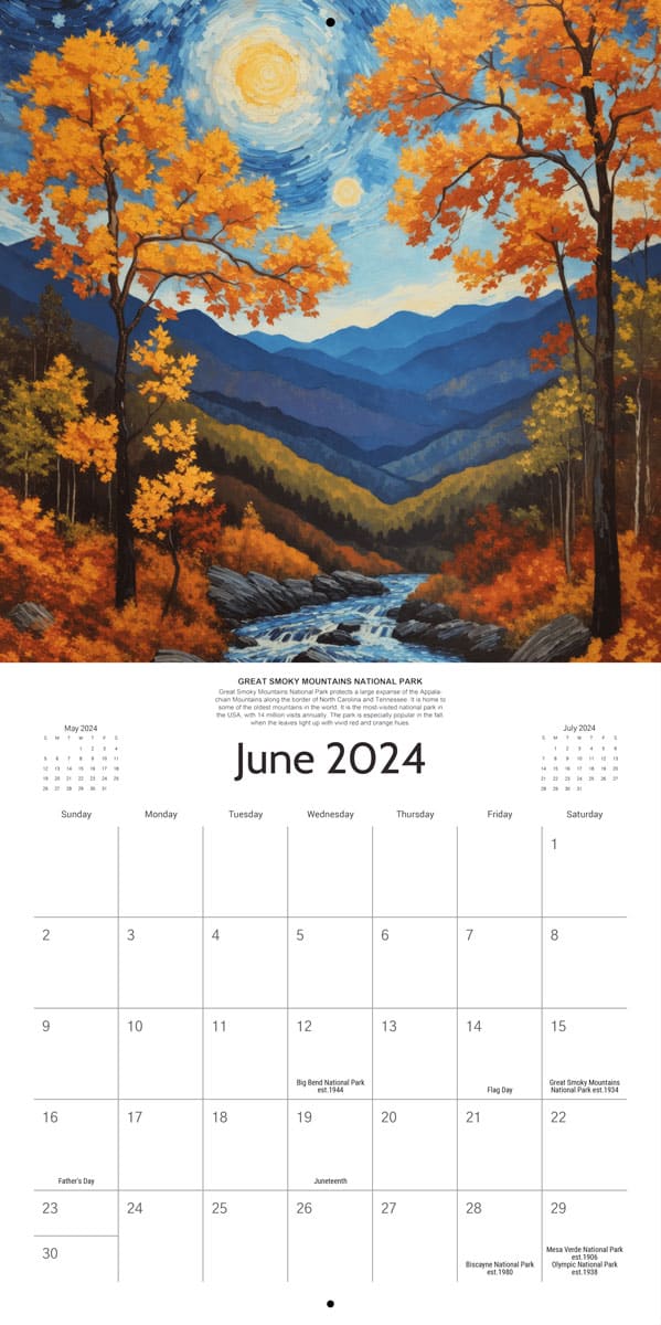 Starry Night 2024 Calendar - Preorder