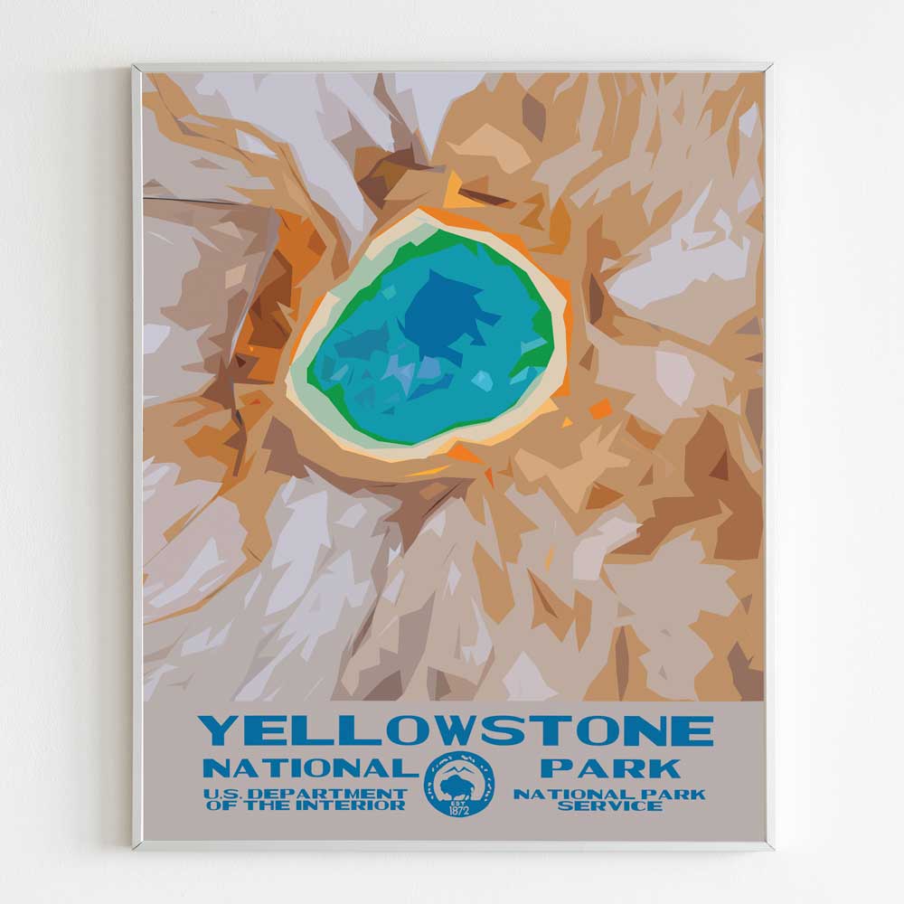 Yellowstone National Park Poster