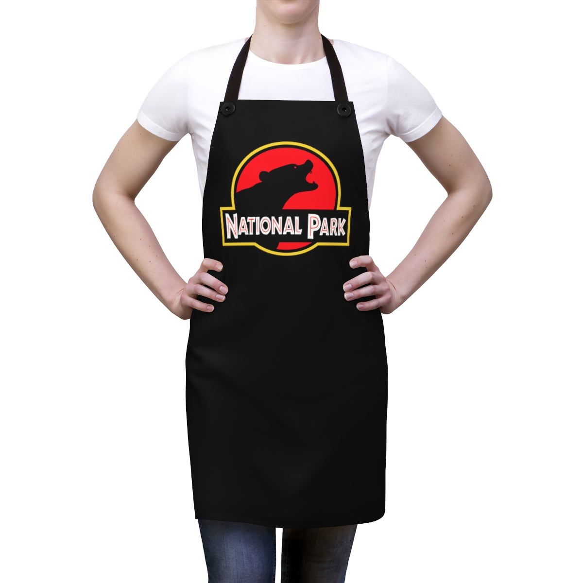 Bear National Park Apron - Parody Logo