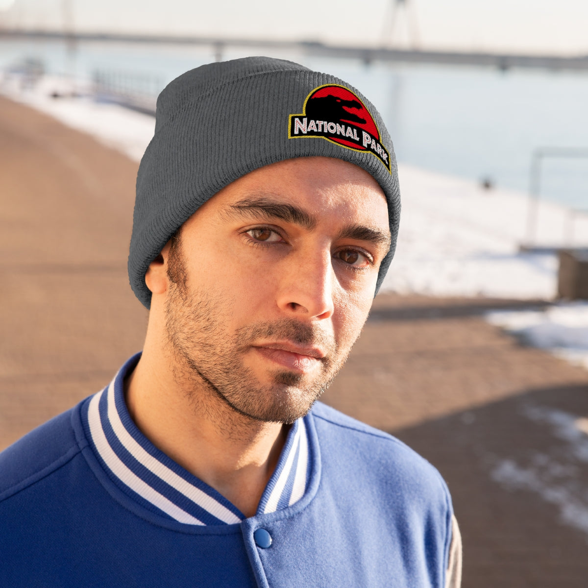 Everglades National Park Hat - Knit Beanie Sewn Parody Logo