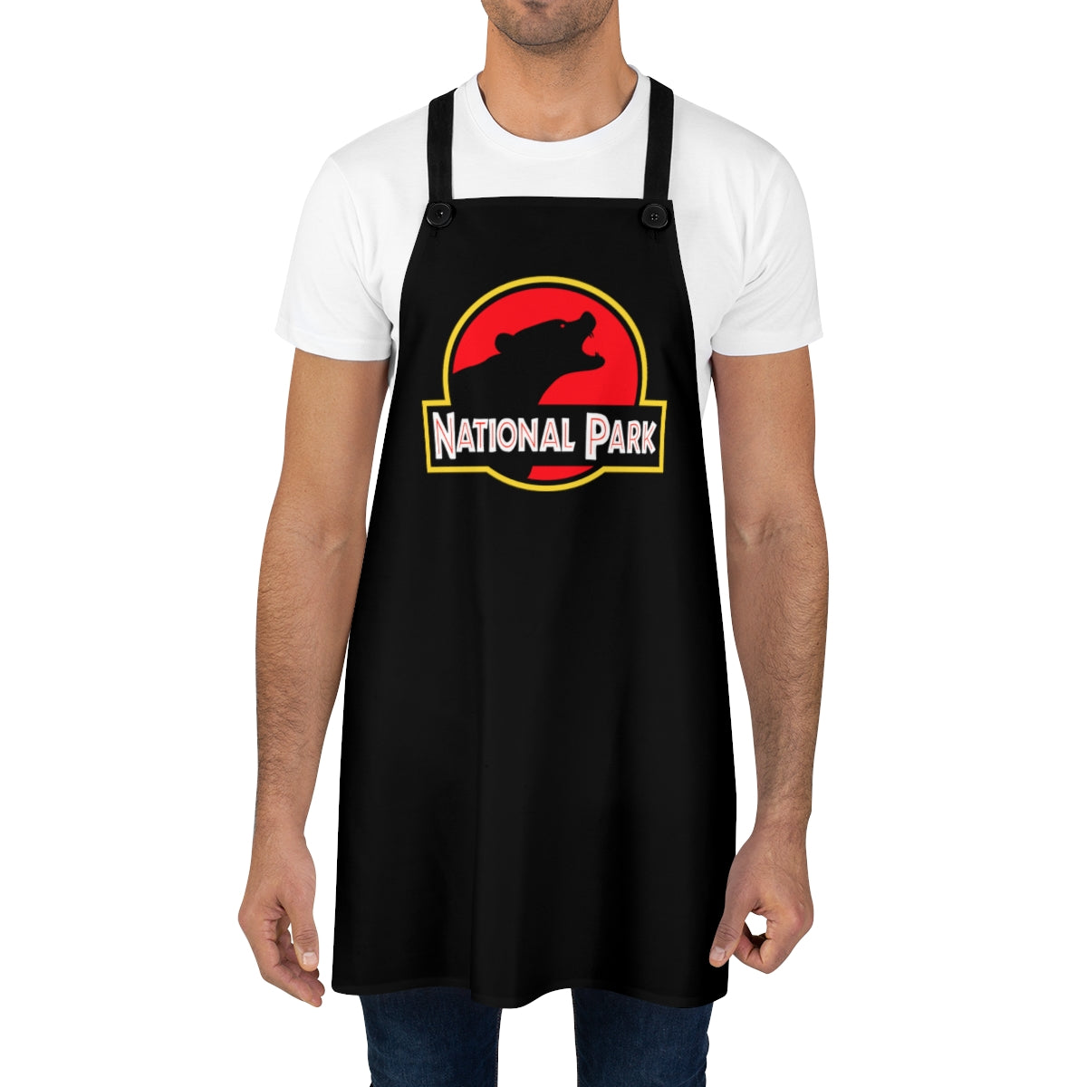 Bear National Park Apron - Parody Logo
