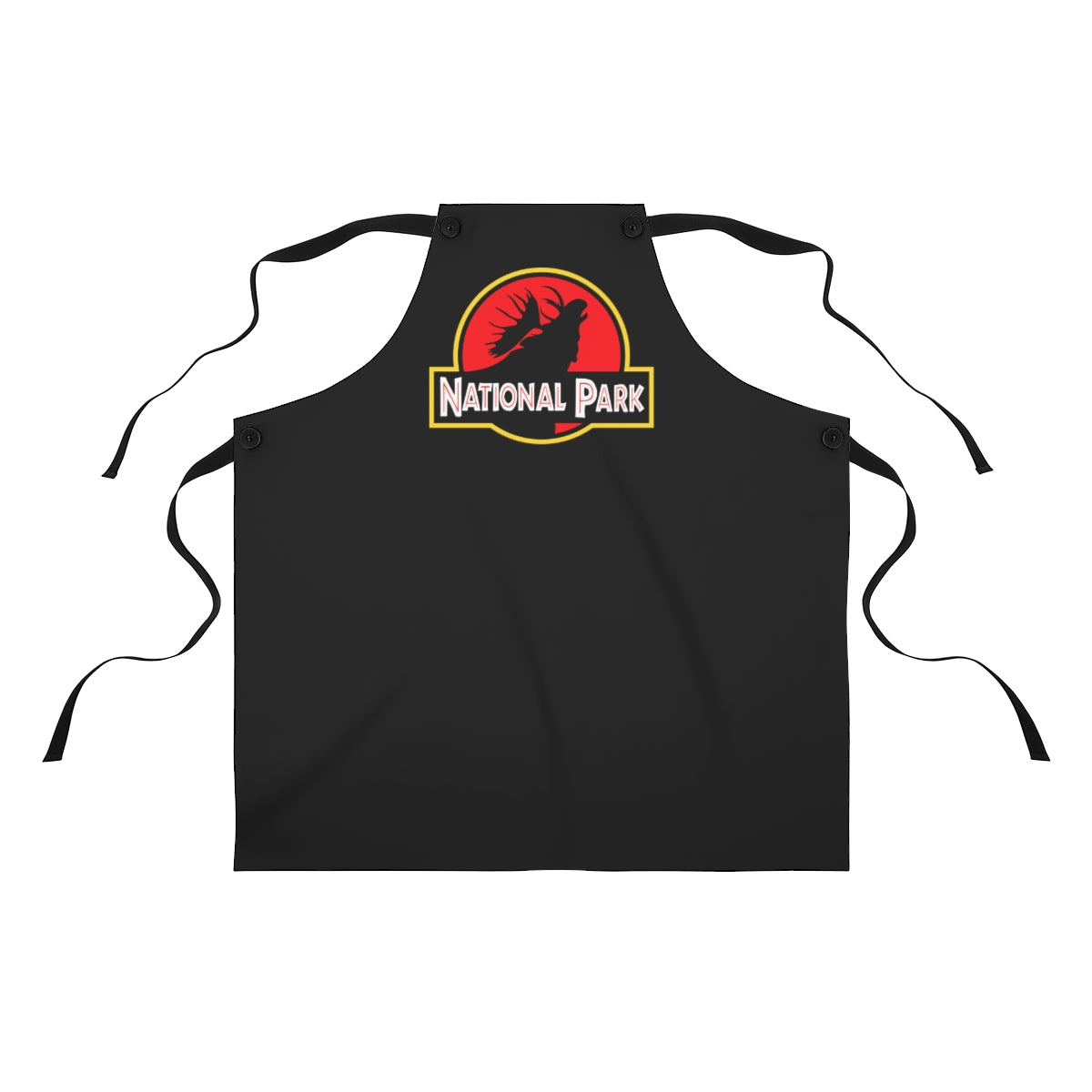 Moose National Park Apron - Parody Logo