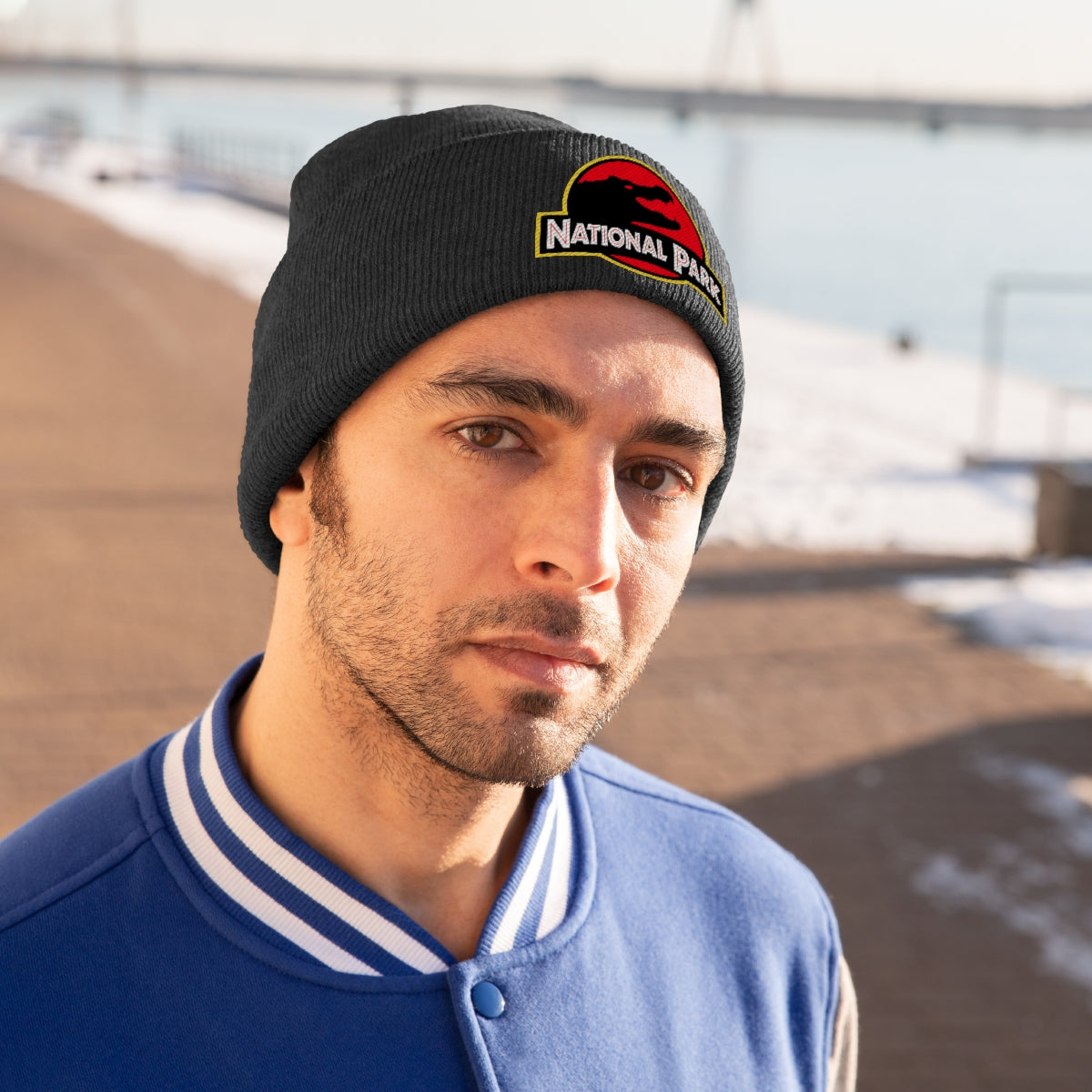 Everglades National Park Hat - Knit Beanie Sewn Parody Logo