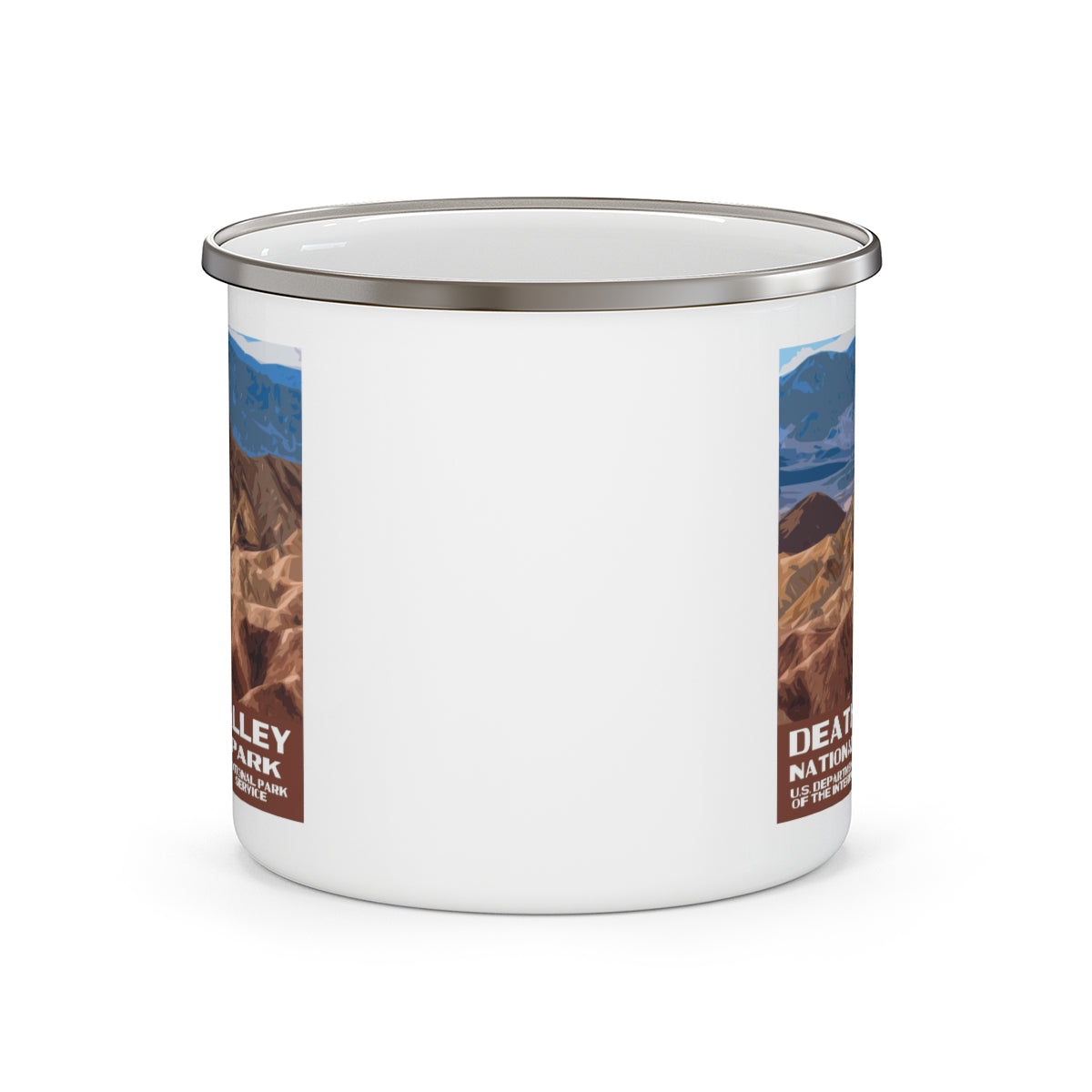Death Valley National Park Enamel Camping Mug - Zabriskie Point