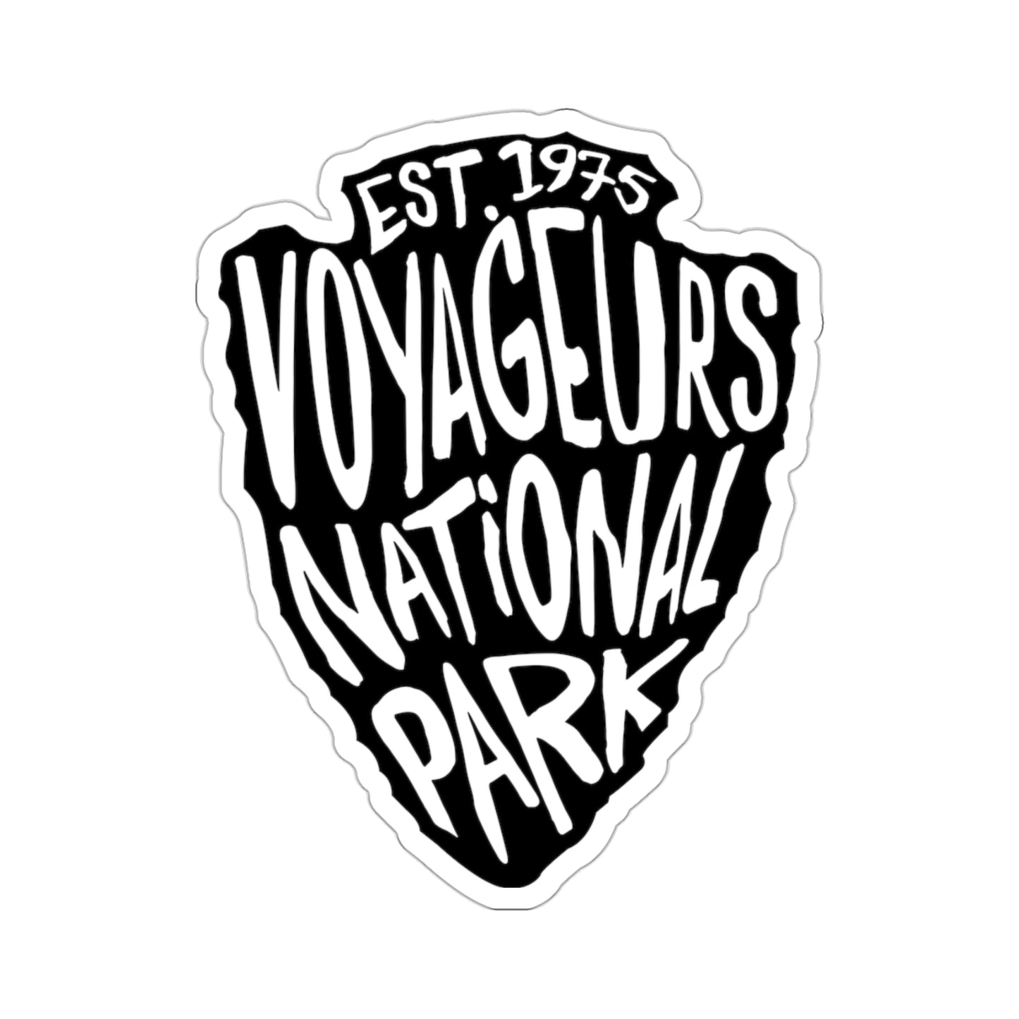 Voyageurs National Park Sticker - Arrow Head Design