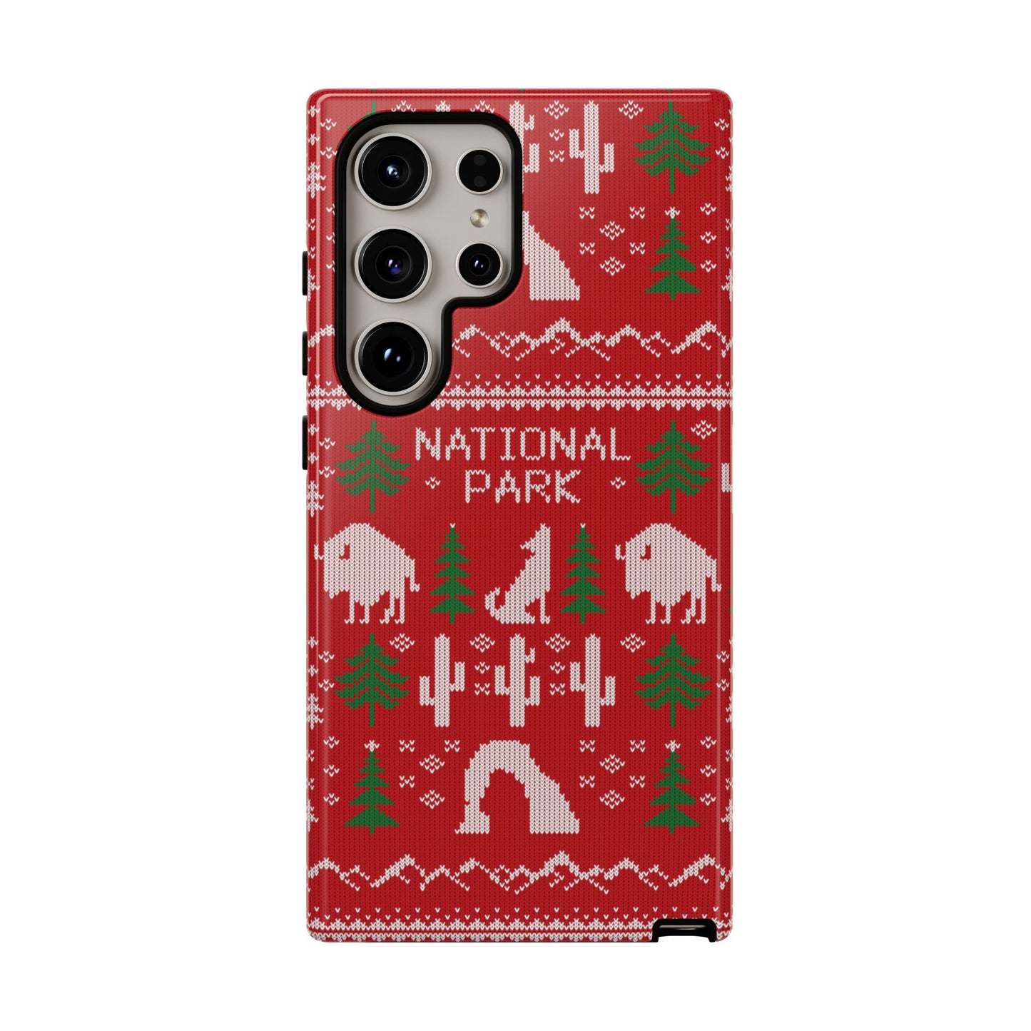 National Park Phone Case - Fair Isle Pattern