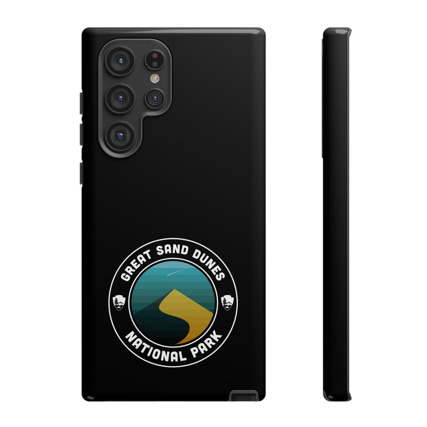 Great Sand Dunes National Park Phone Case - Round Emblem Design