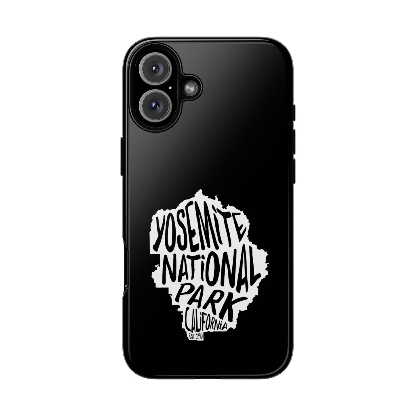 Yosemite National Park Phone Case - Map Design