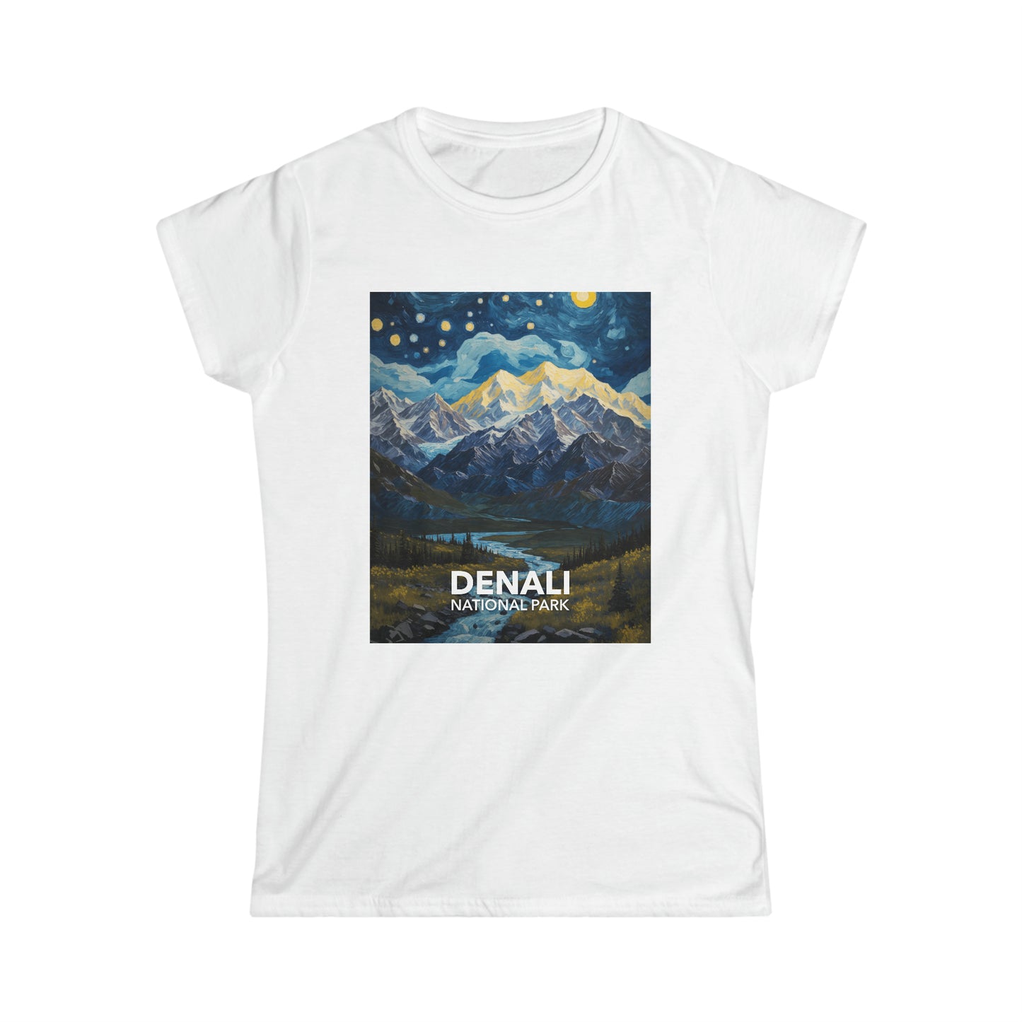 Denali National Park T-Shirt - Women's Starry Night