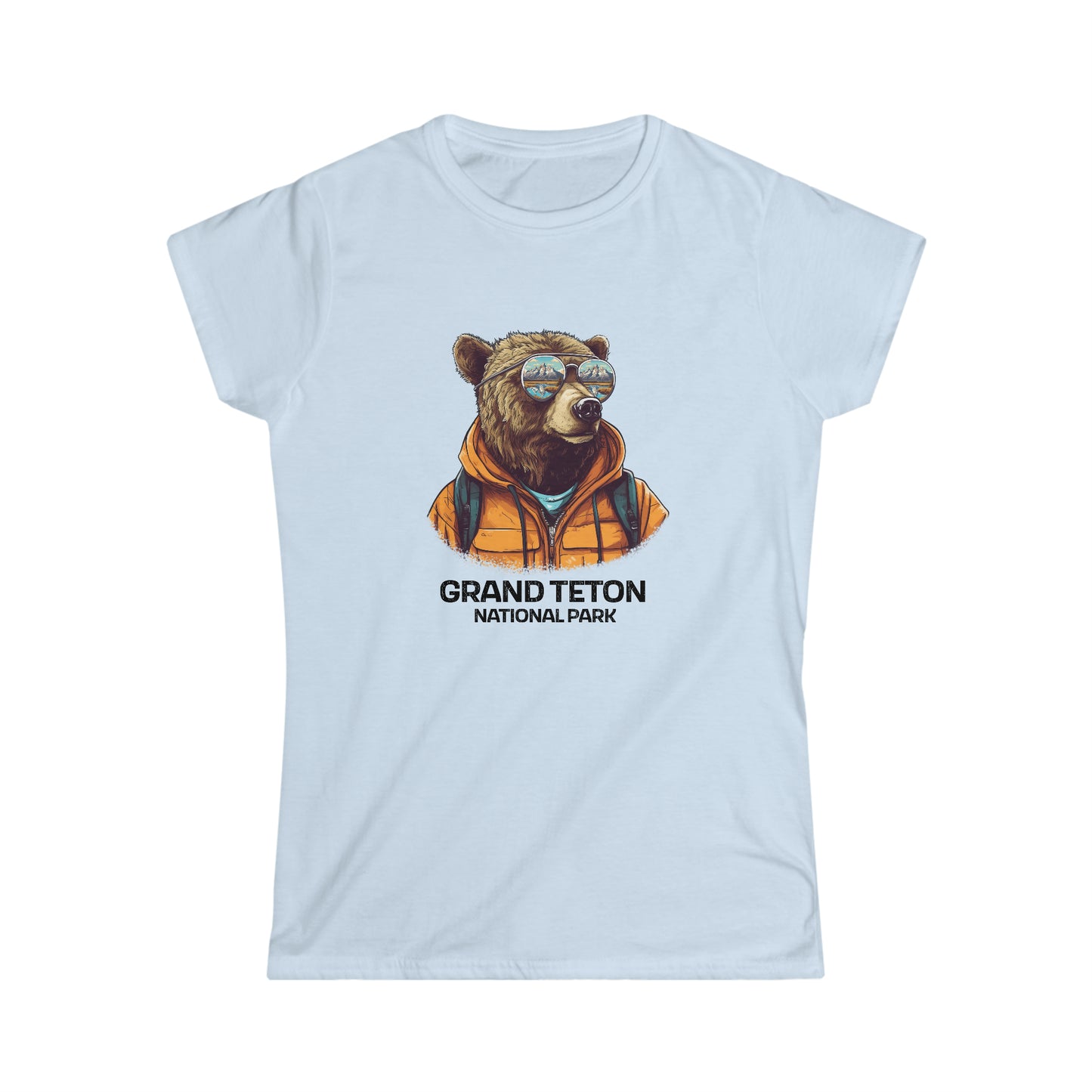 Grand Teton National Park Women's T-Shirt - Cool Grizzly Bear