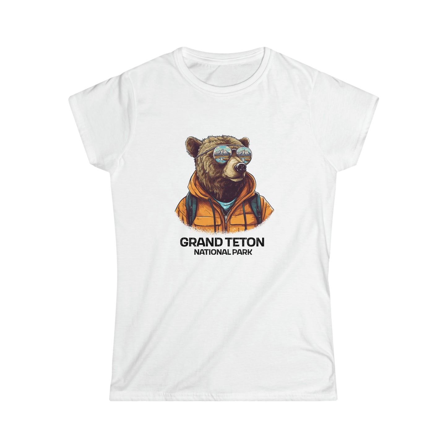 Grand Teton National Park Women's T-Shirt - Cool Grizzly Bear