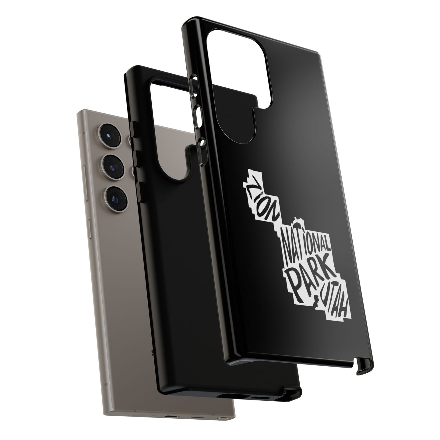 Zion National Park Phone Case - Map Design