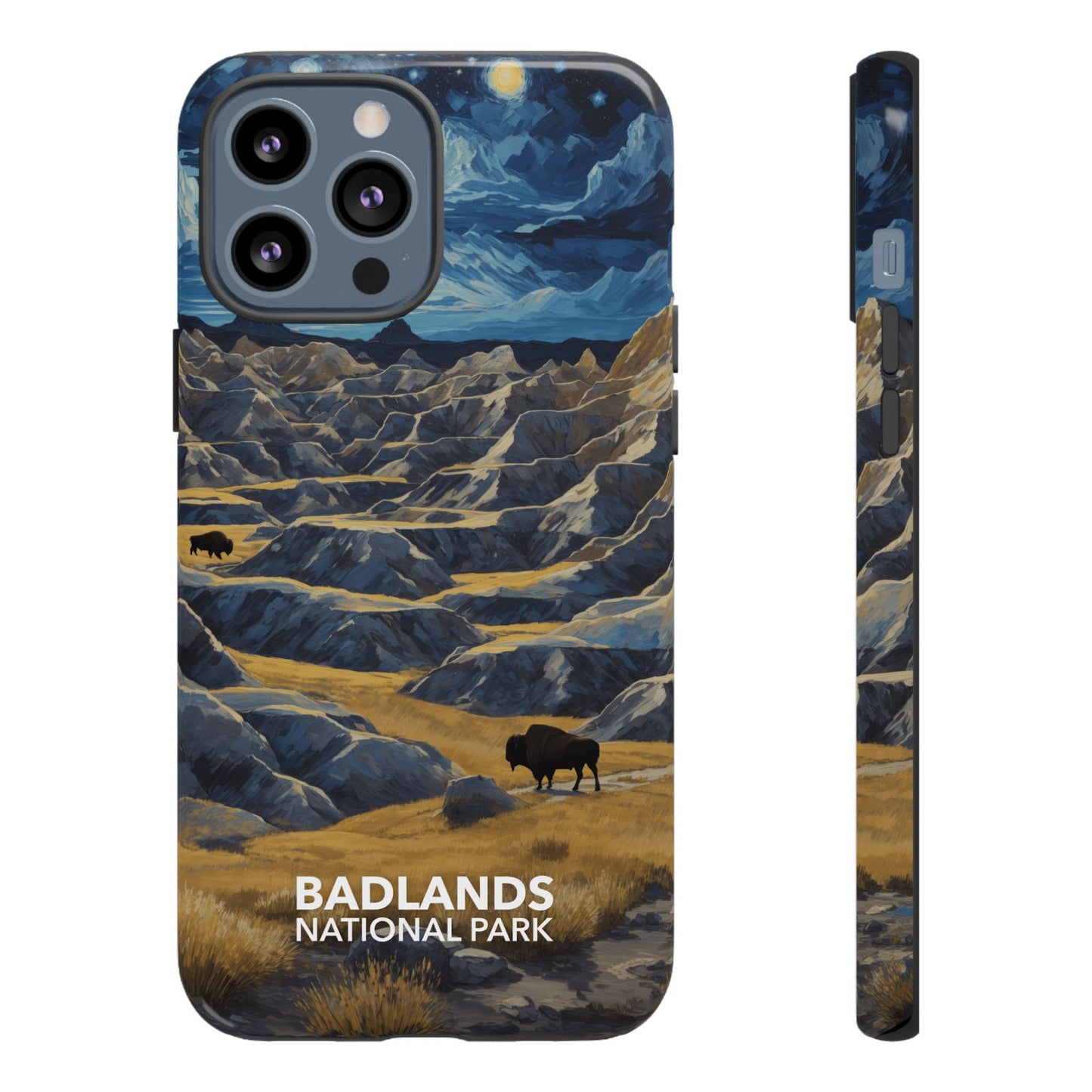 Badlands National Park Phone Case - Starry Night