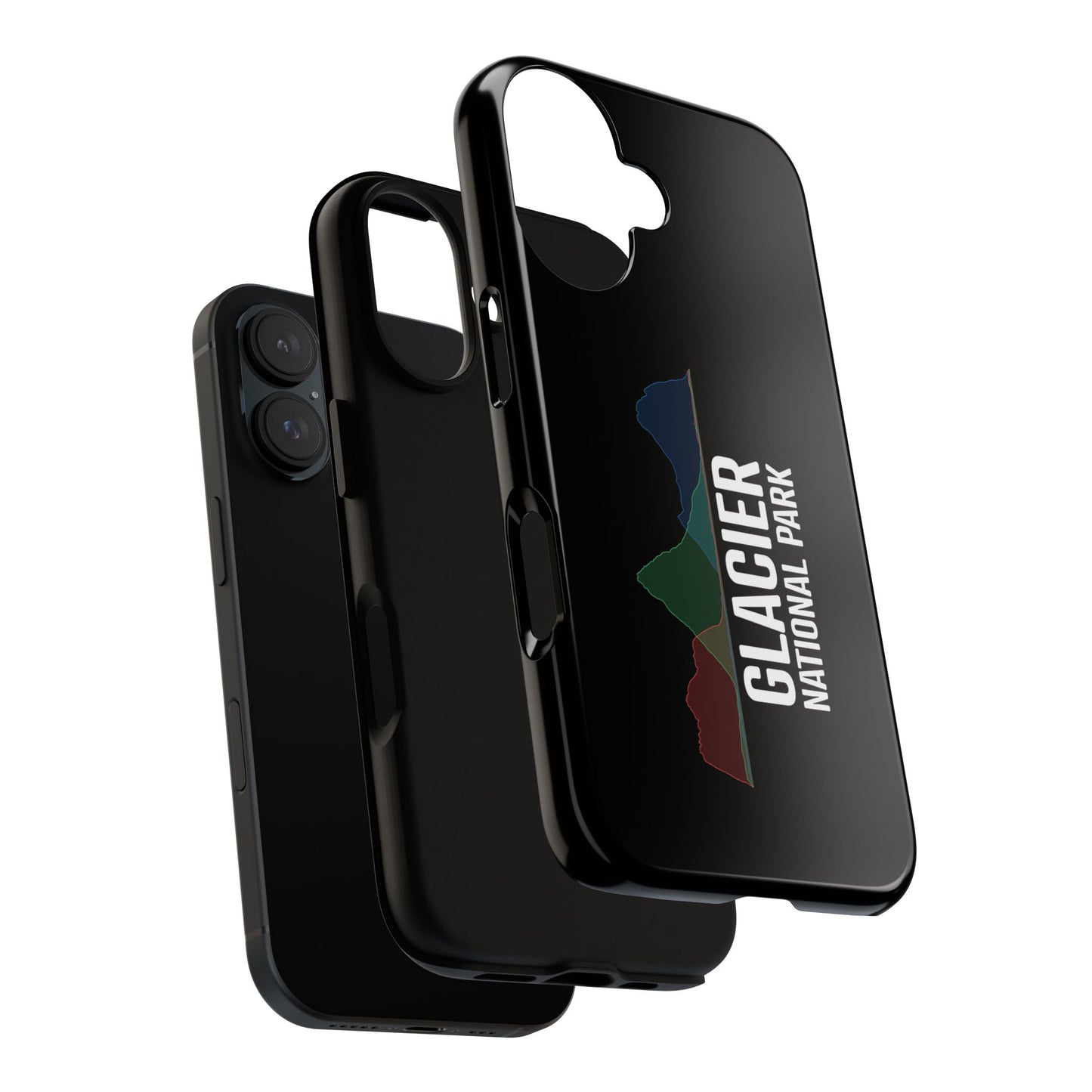 Glacier National Park Phone Case - Histogram Design