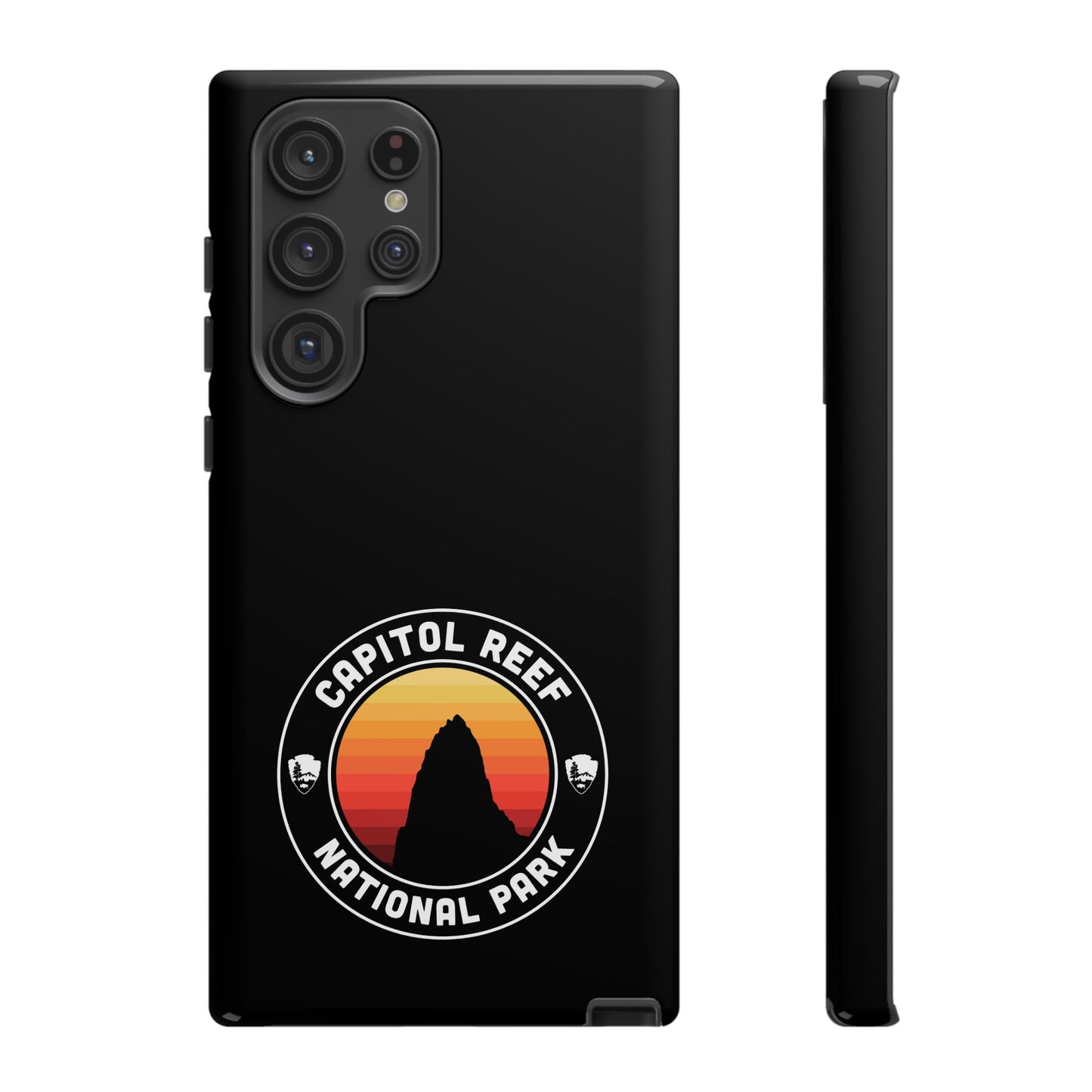 Capitol Reef National Park Phone Case - Round Emblem Design