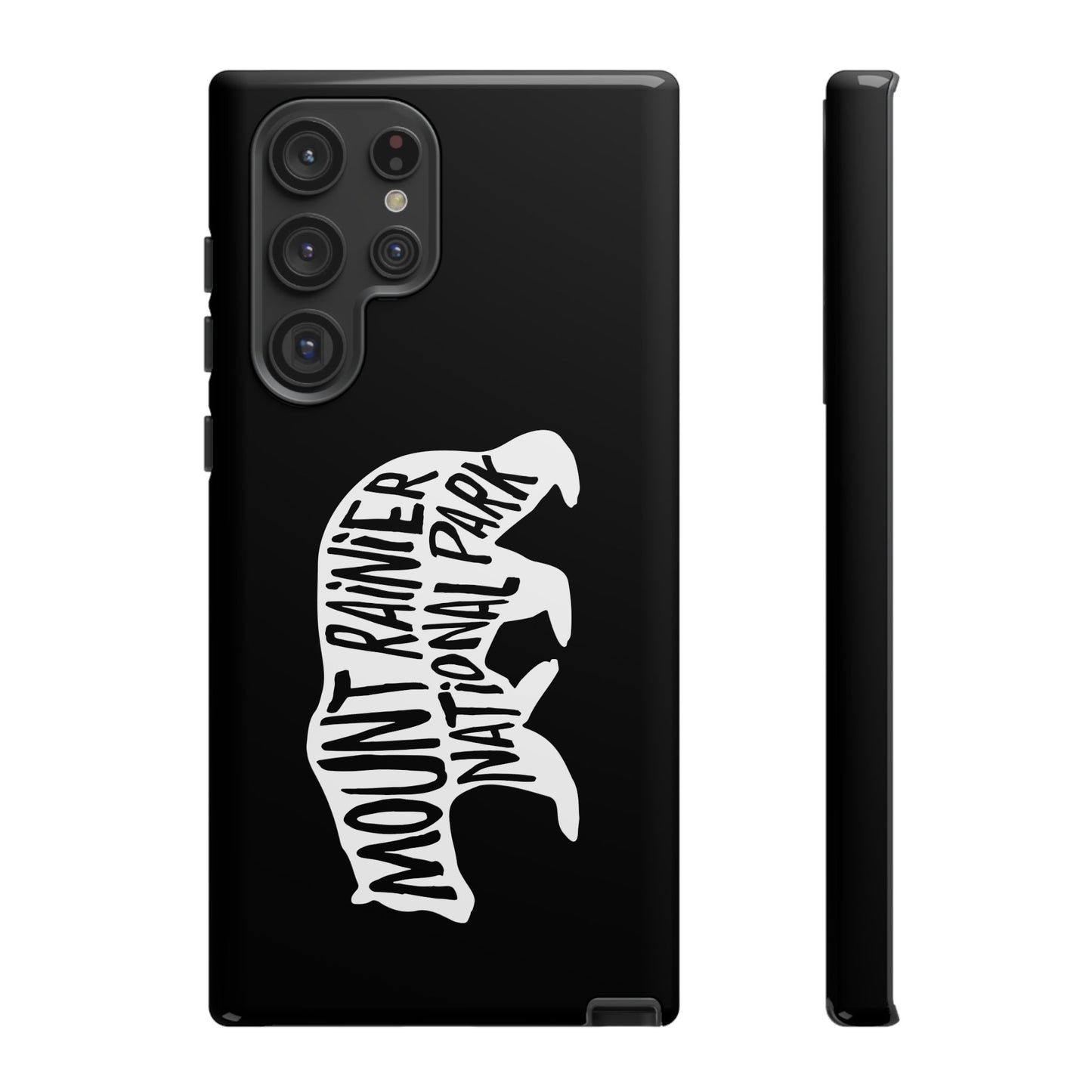 Mount Rainier National Park Phone Case - Black Bear Design