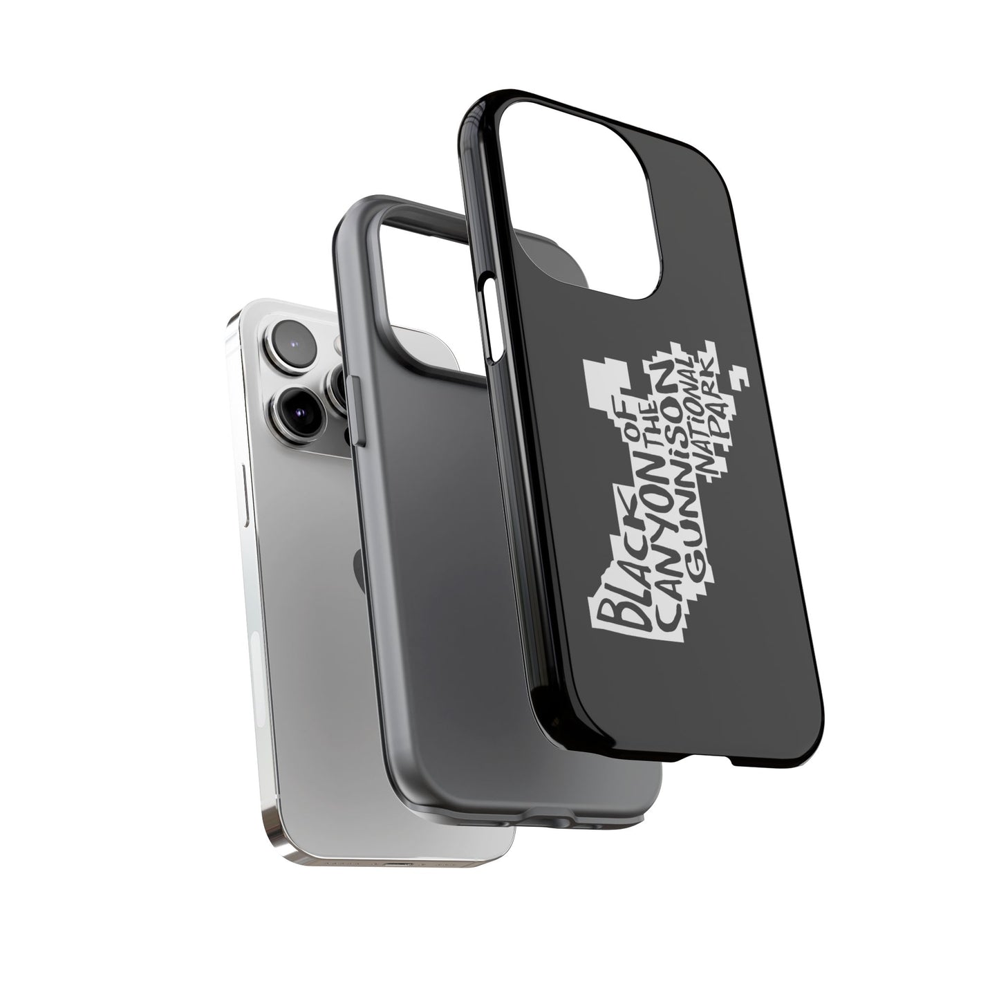 Black Canyon of the Gunnison National Park Phone Case - Map Design