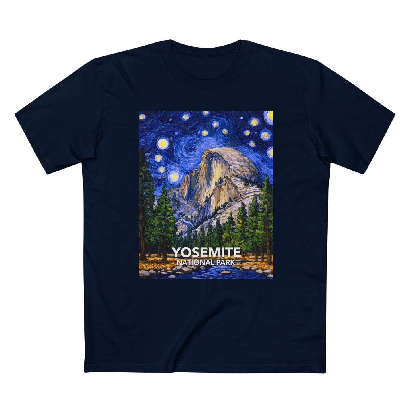 Yosemite National Park T-Shirt - The Starry Night