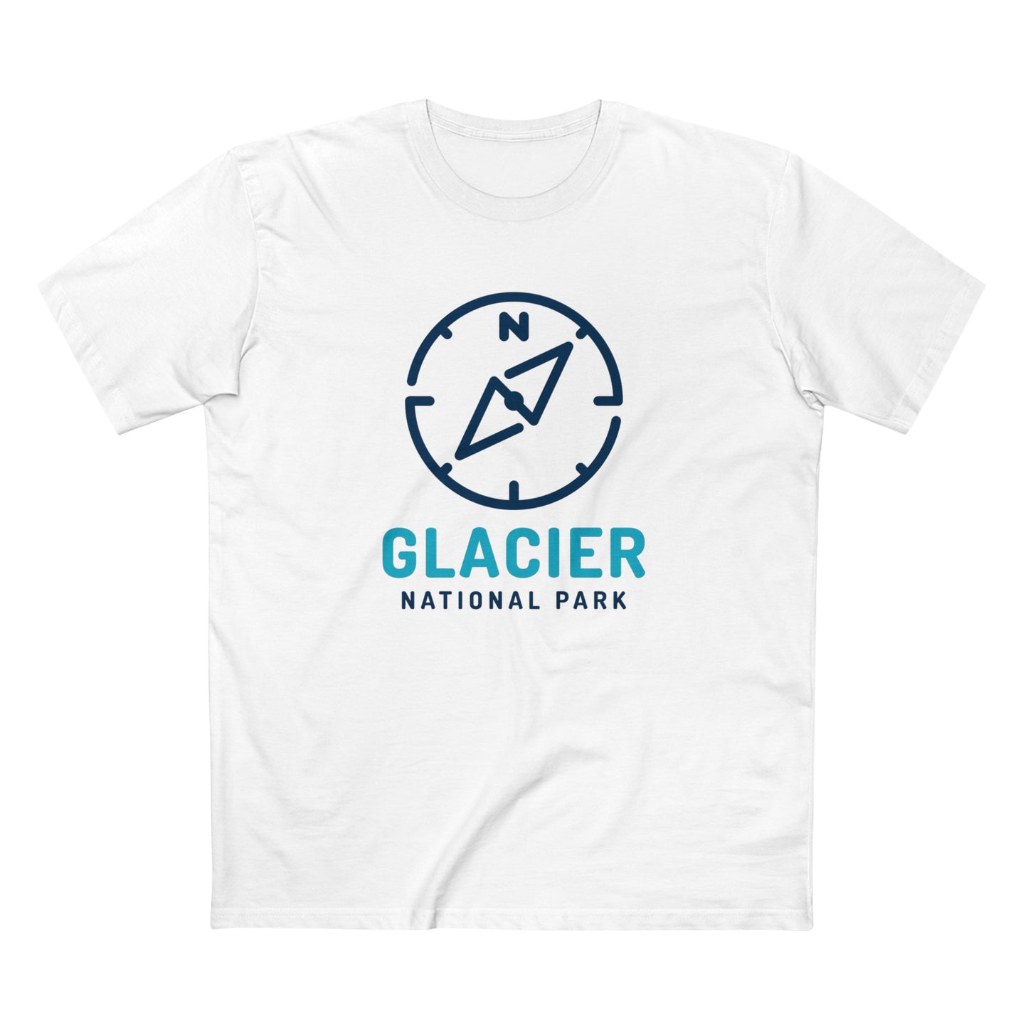 Glacier National Park T-Shirt Compass Design
