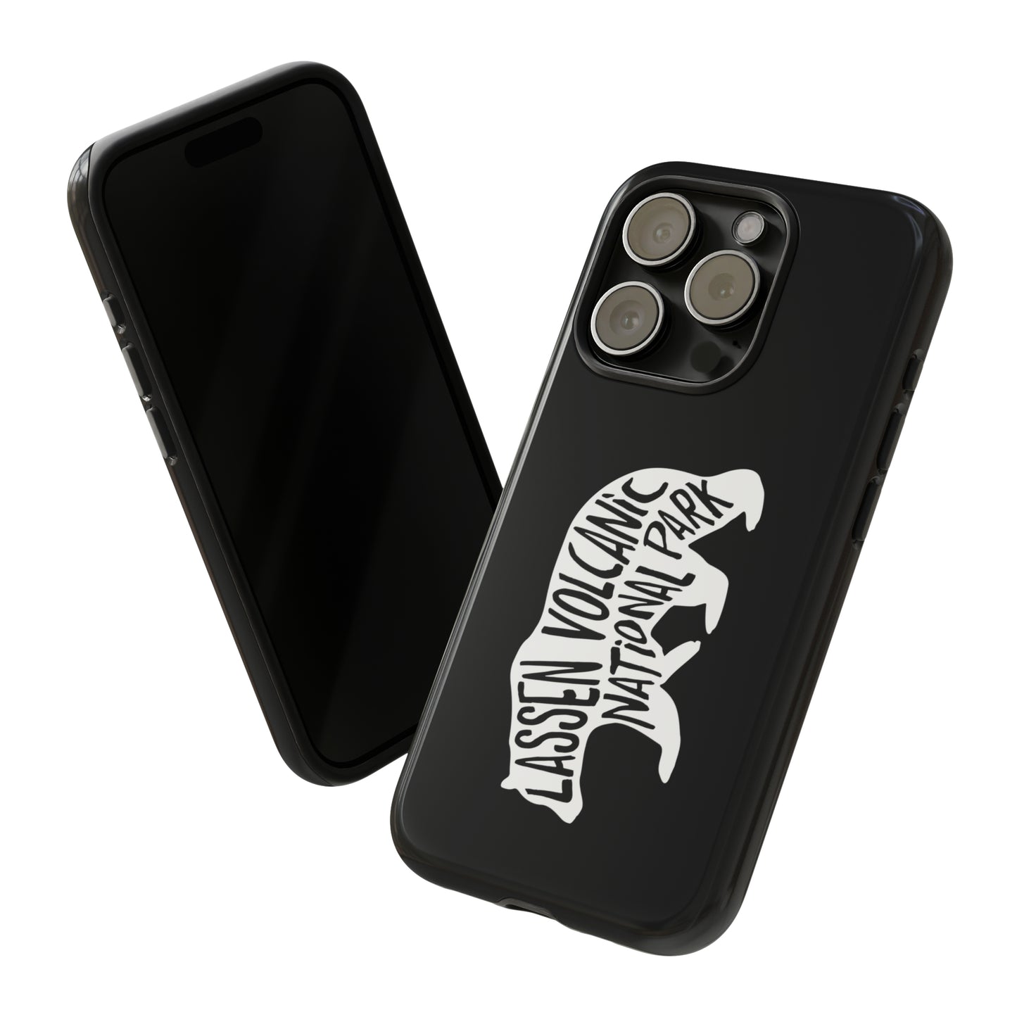 Lassen Volcanic National Park Phone Case - Black Bear Design
