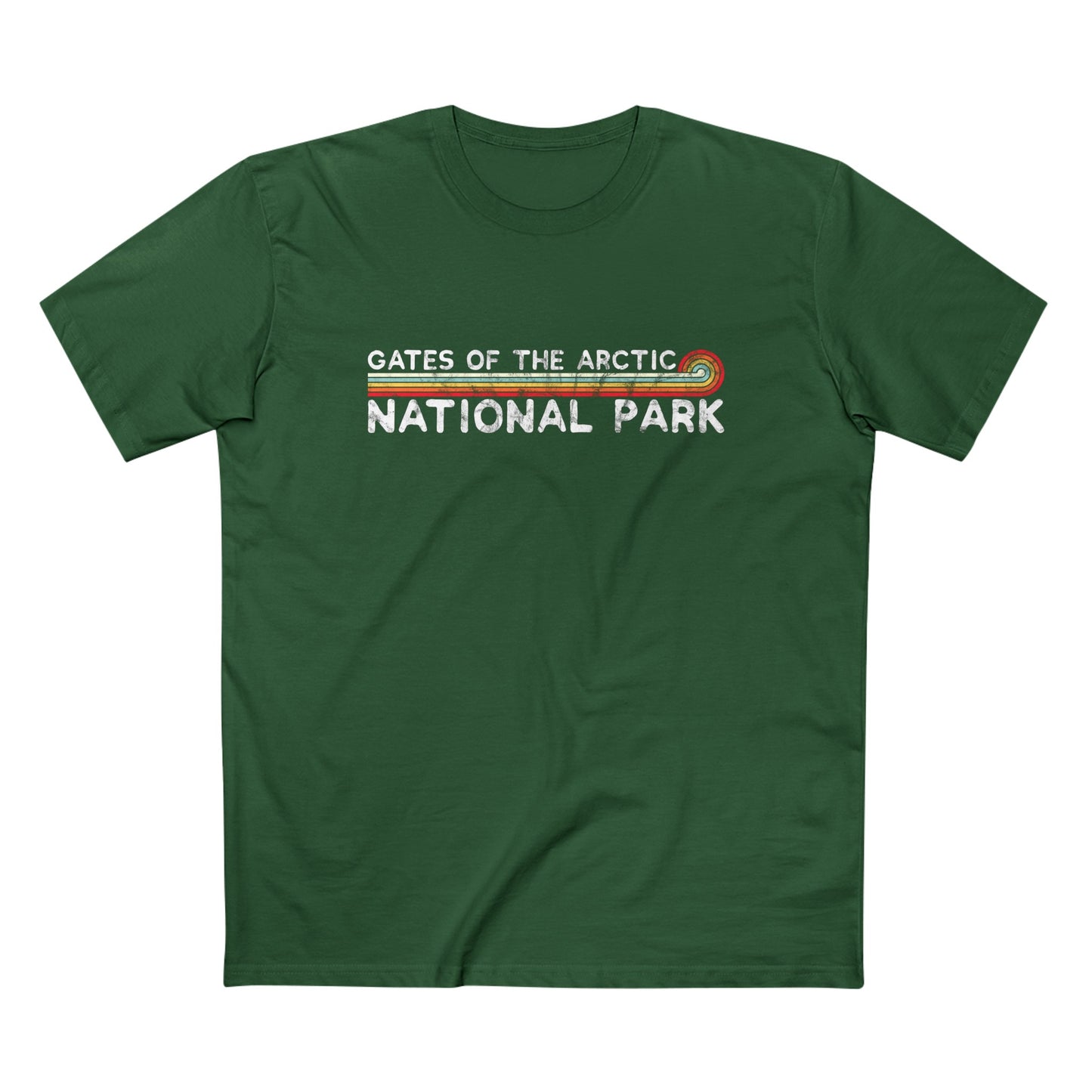 Gates of the Arctic National Park T-Shirt - Vintage Stretched Sunrise