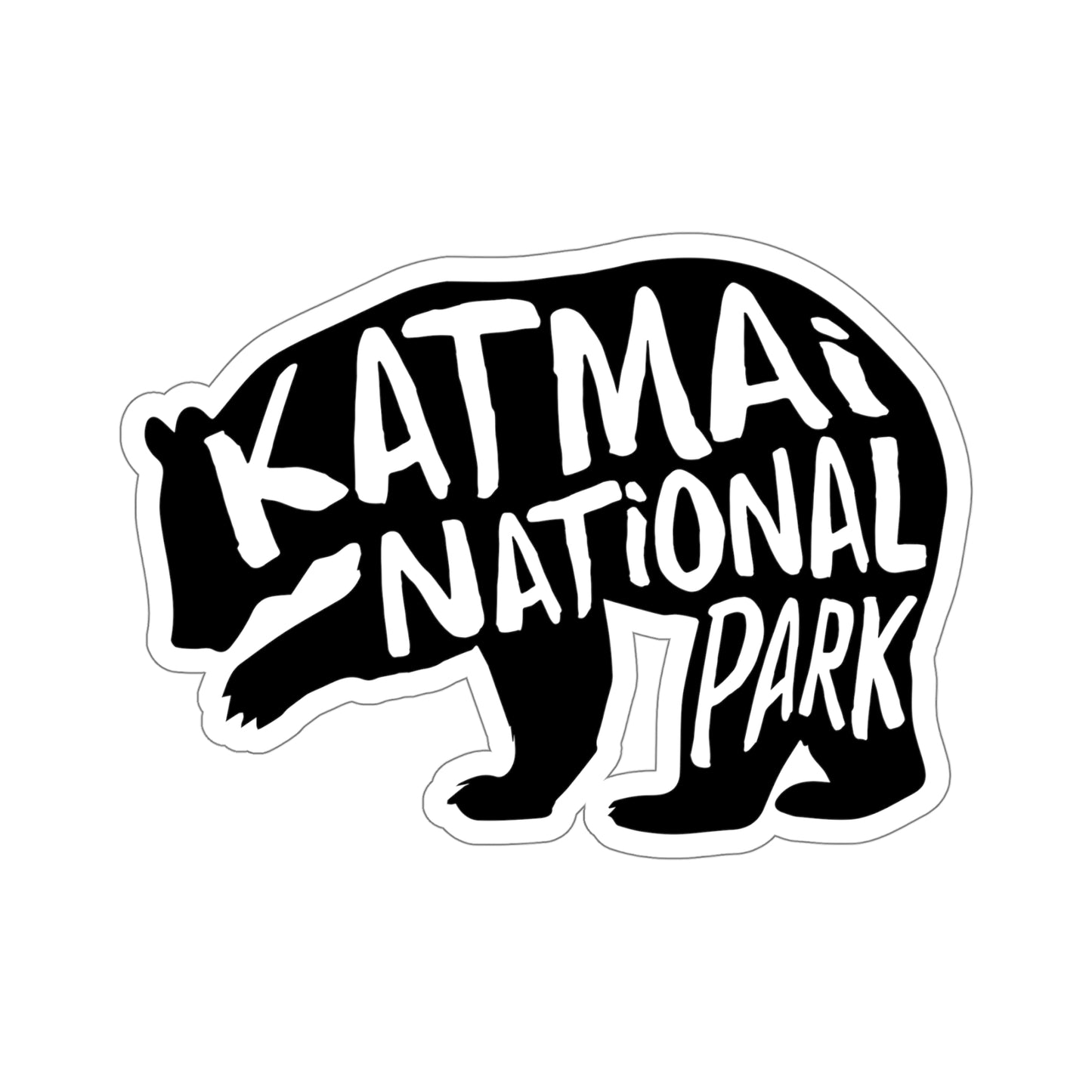 Katmai National Park Sticker - Grizzly Bear