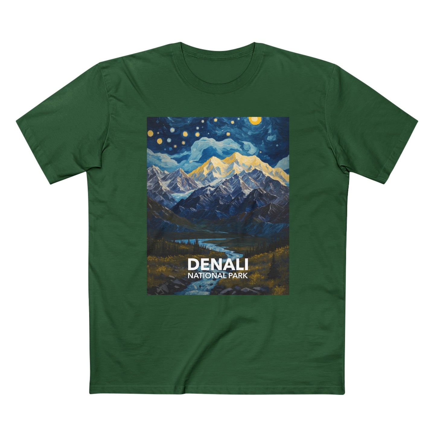 Denali National Park T-Shirt - The Starry Night
