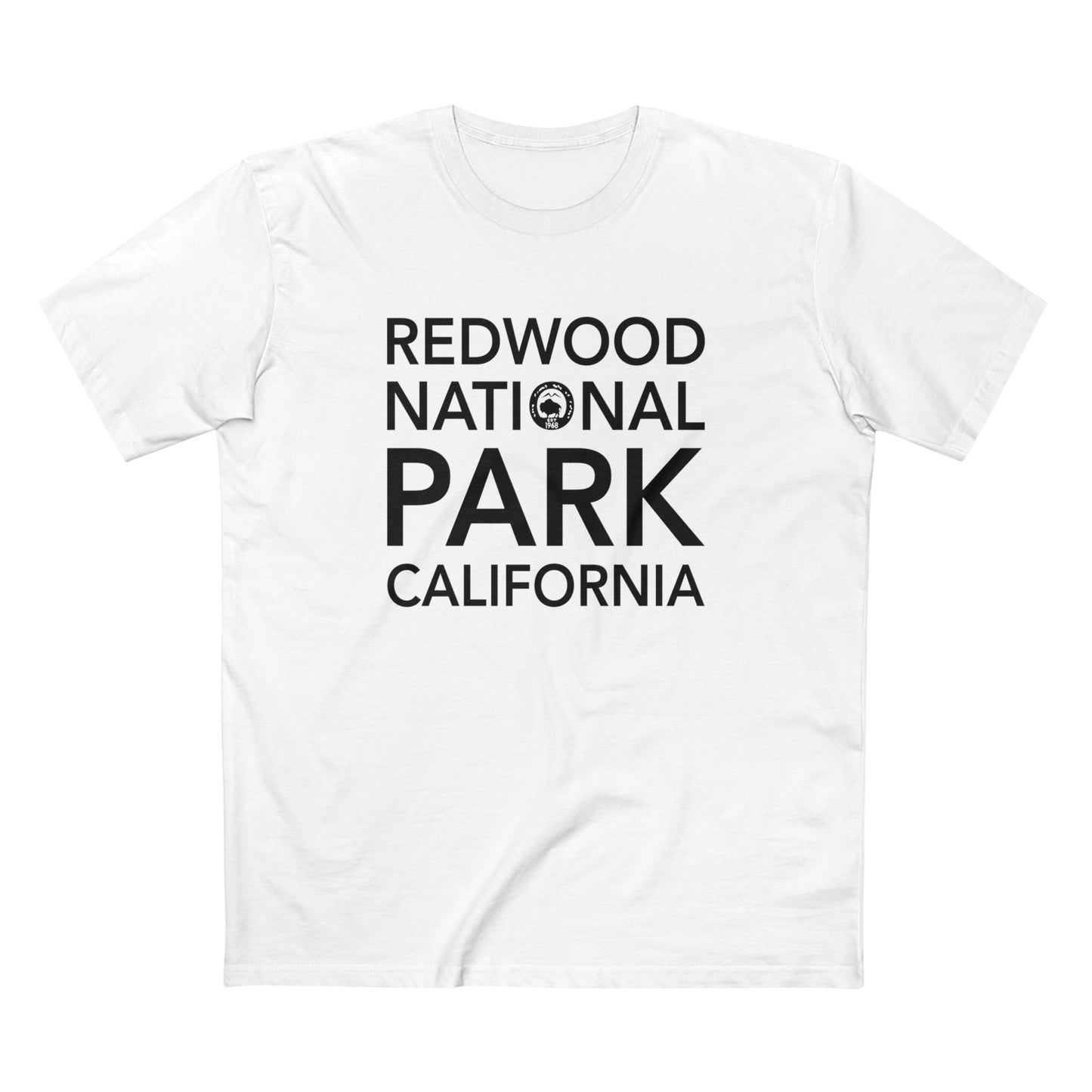 Redwood National Park T-Shirt Block Text