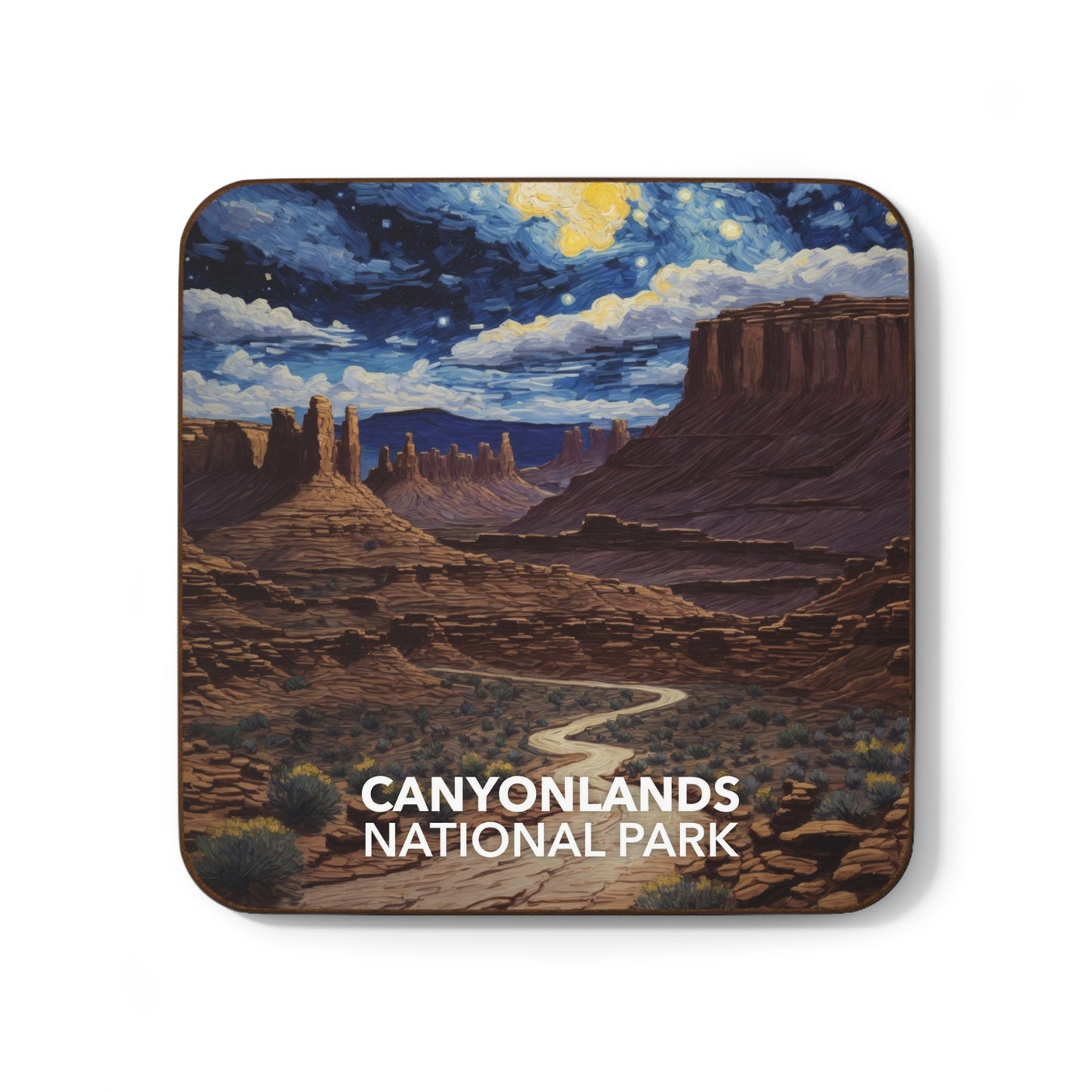 Canyonlands National Park Coaster - The Starry Night