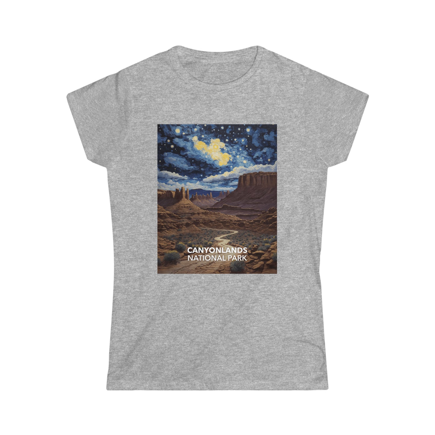 Canyonlands National Park T-Shirt - Women's Starry Night