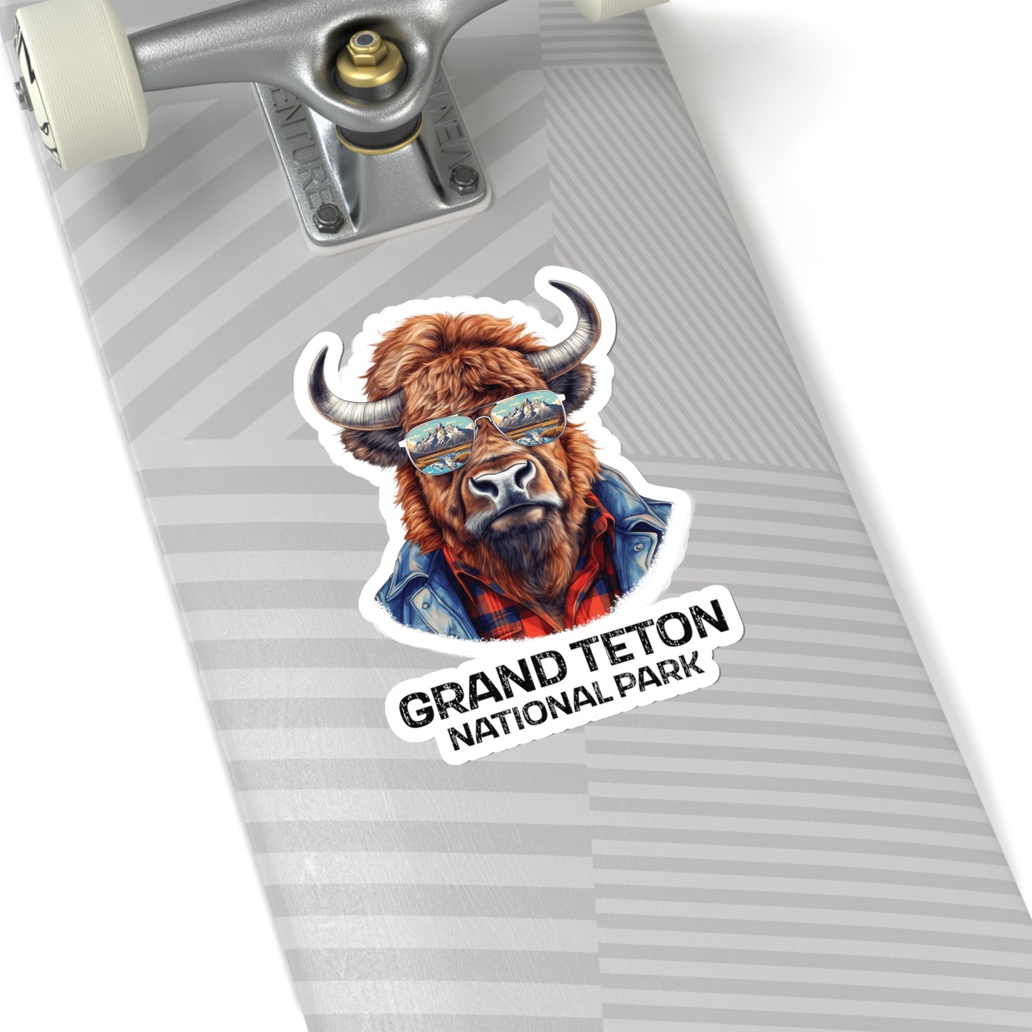 Grand Teton National Park Sticker - Bison